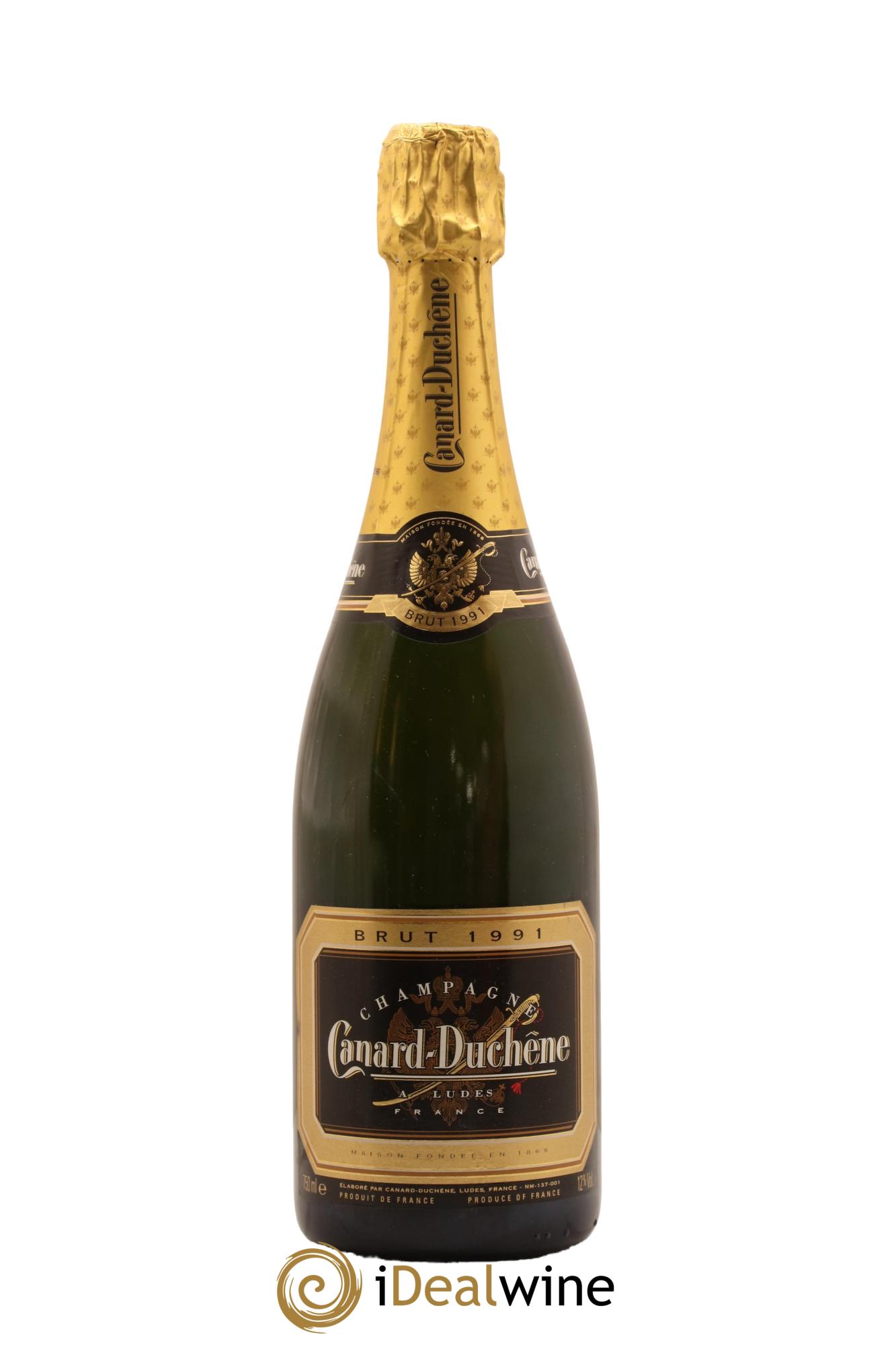 Champagne Canard-Duchene 1991 - Lot de 1 bouteille - 0