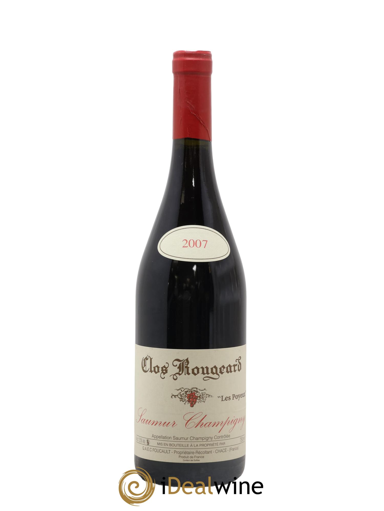 Saumur-Champigny Les Poyeux Clos Rougeard 2007 - Lot de 1 bouteille - 0