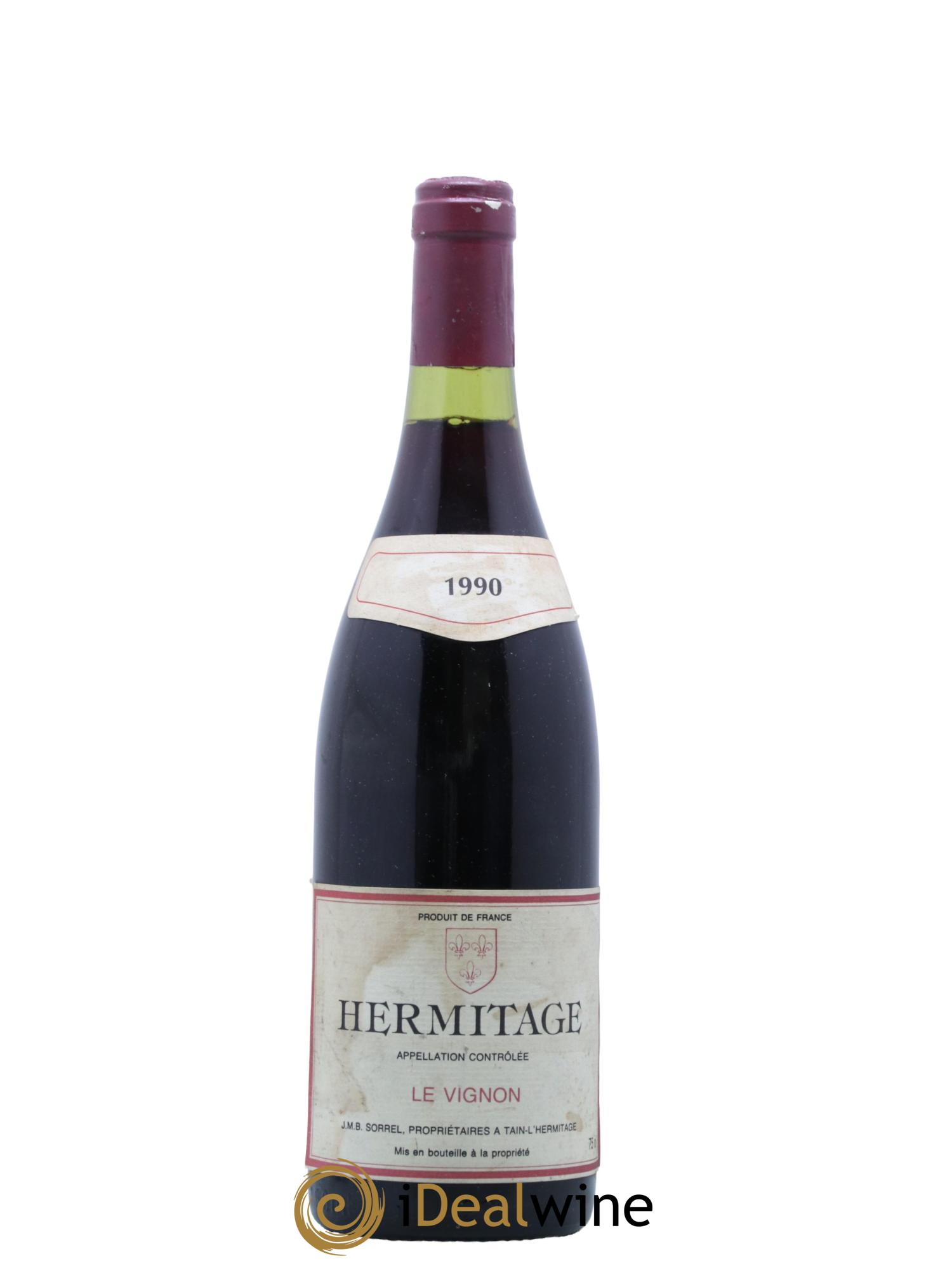 Hermitage Le vignon JMB Sorrel 1990 - Lot de 1 bouteille - 0