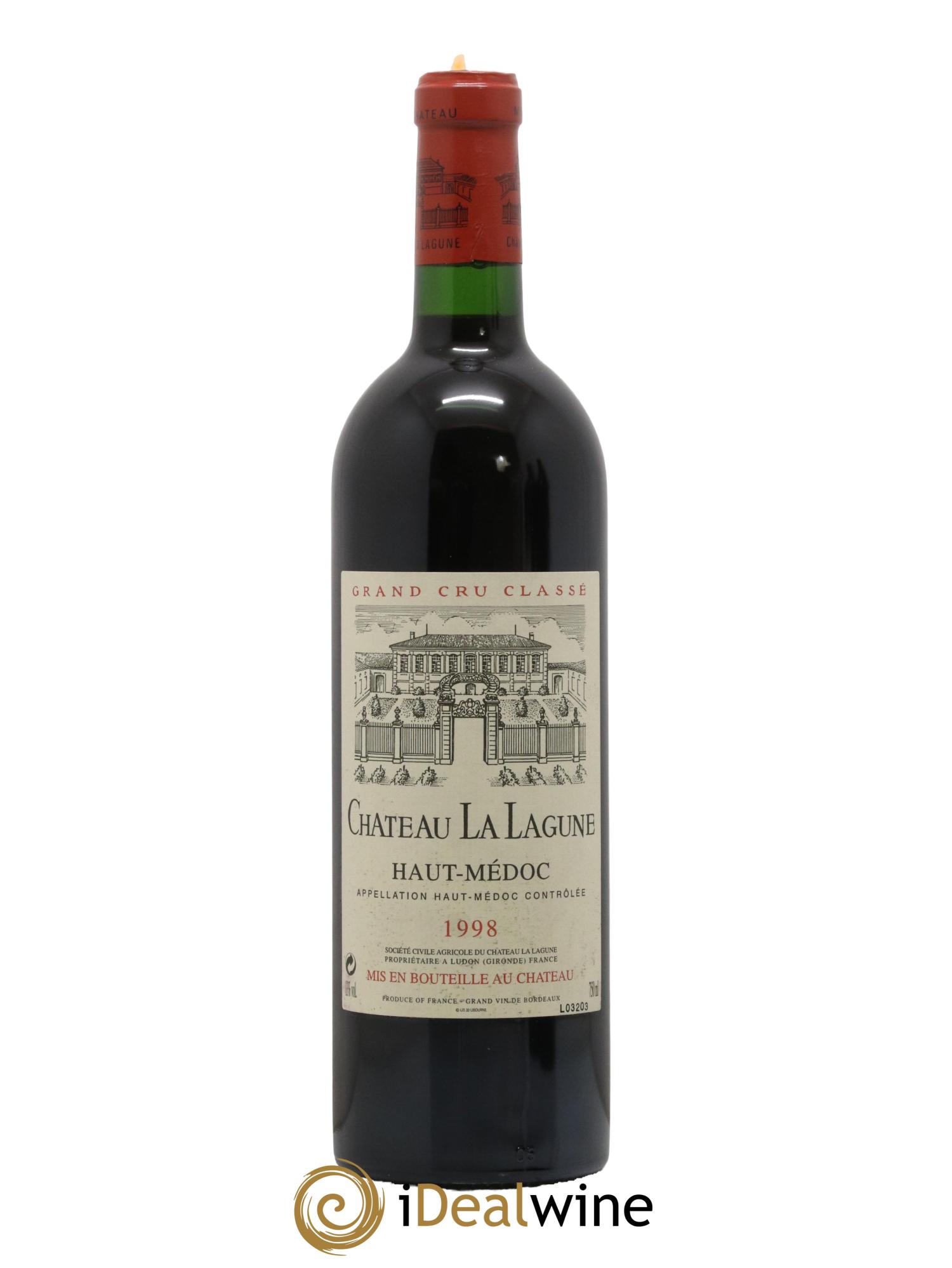 Château la Lagune 3ème Grand Cru Classé 1998 - Lot de 1 bouteille - 0