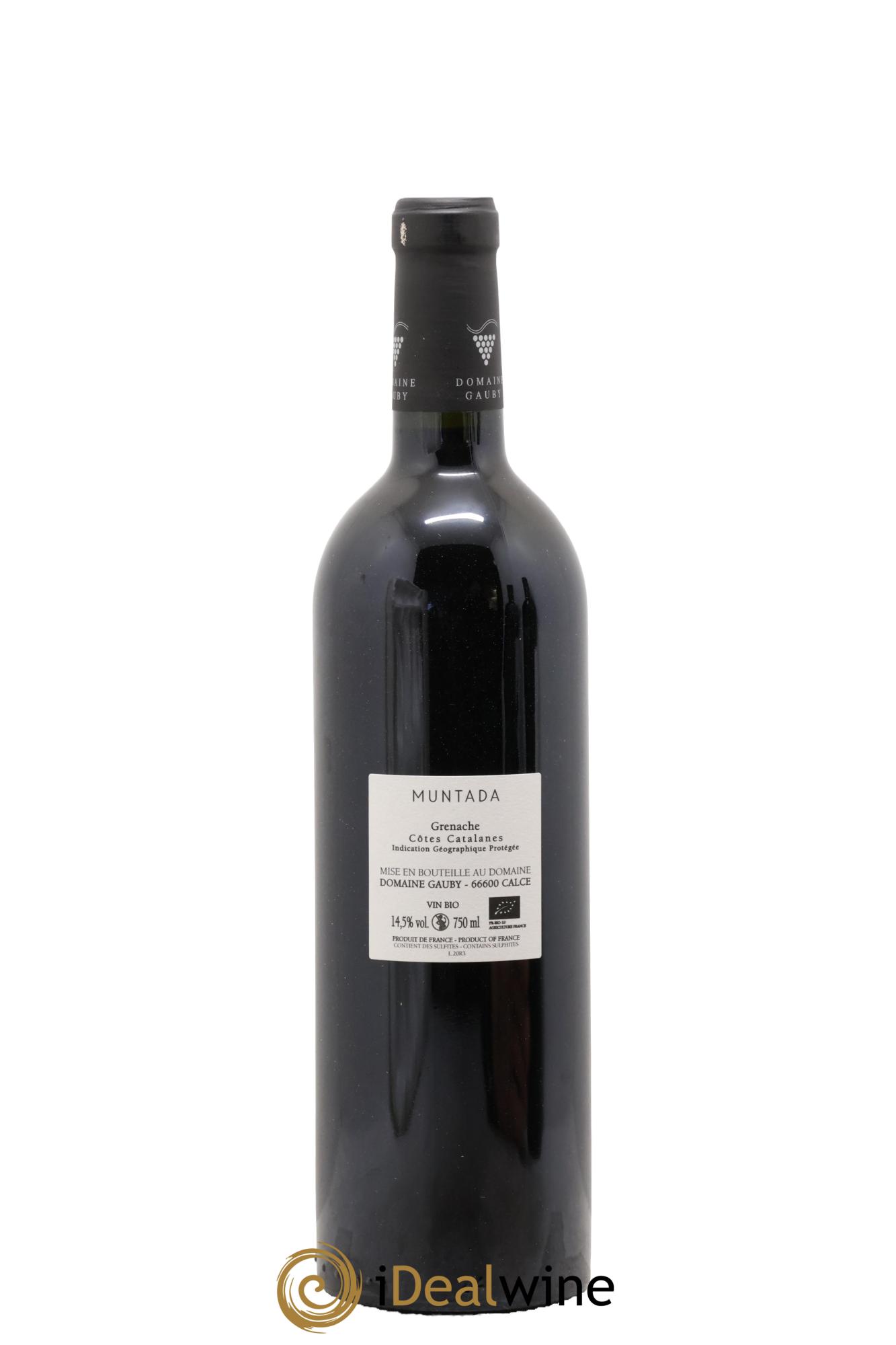 Côtes Catalanes (anciennement Côtes du Roussillon Villages) La Muntada Gauby (Domaine) 2020 - Lot of 1 bottle - 1