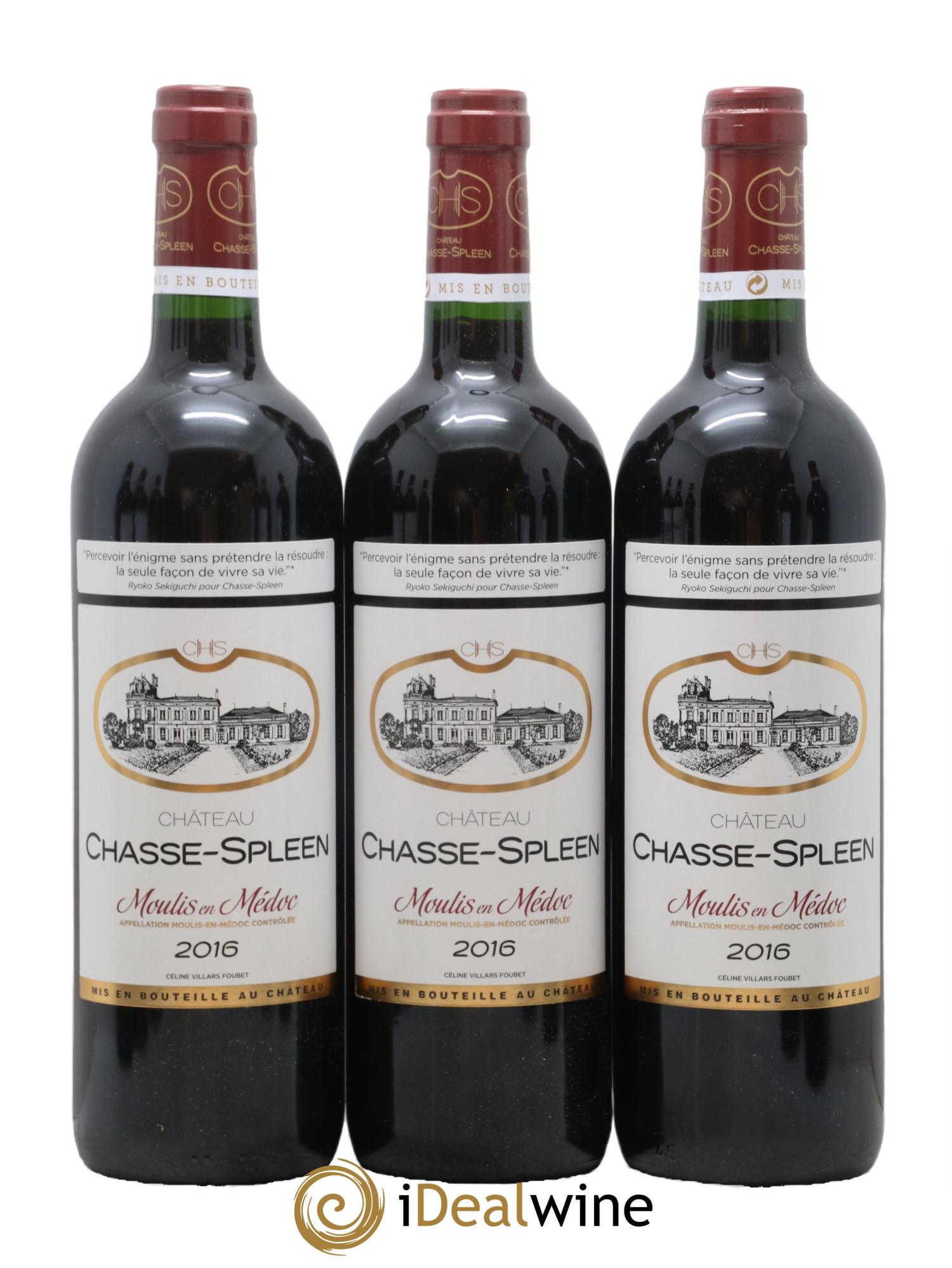 Château Chasse Spleen 2016 - Lot de 12 bouteilles - 3