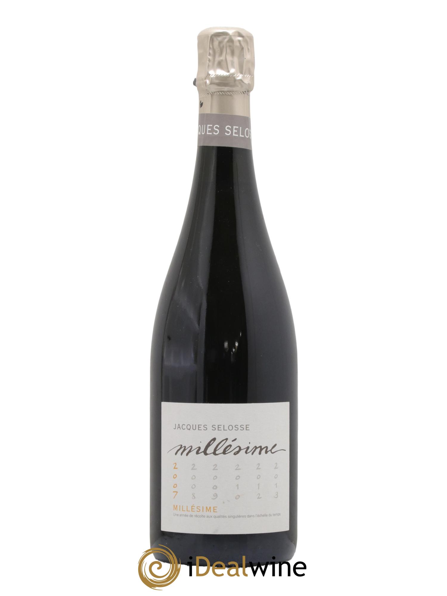 1er Cru Millésimé Extra-Brut Jacques Selosse 2007 - Lot of 1 bottle - 0