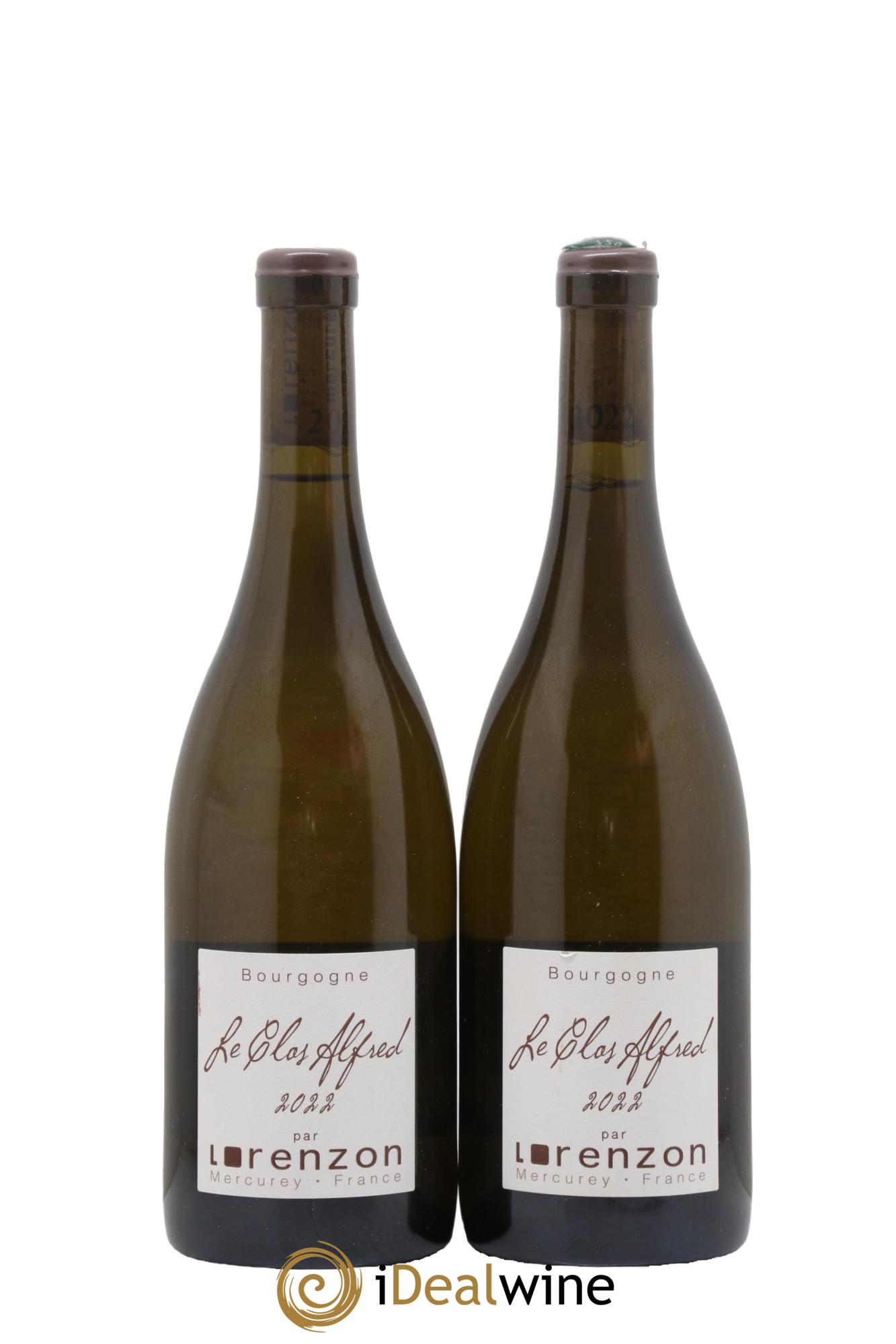 Bourgogne Clos Alfred Bruno Lorenzon 2022 - Lot de 2 bouteilles - 0