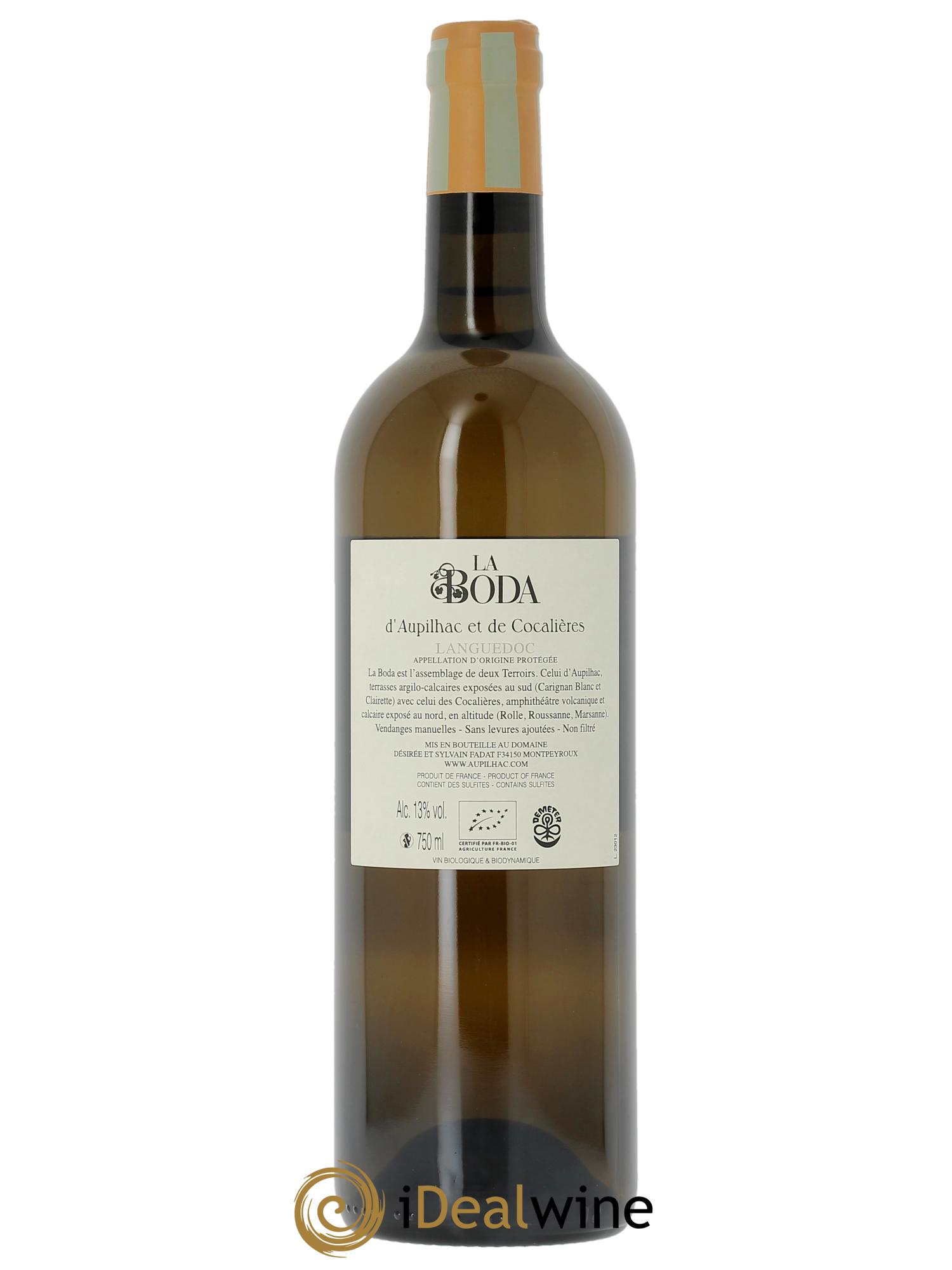 Languedoc Domaine d'Aupilhac La Boda Sylvain Fadat 2023 - Lotto di 1 bottiglia - 1