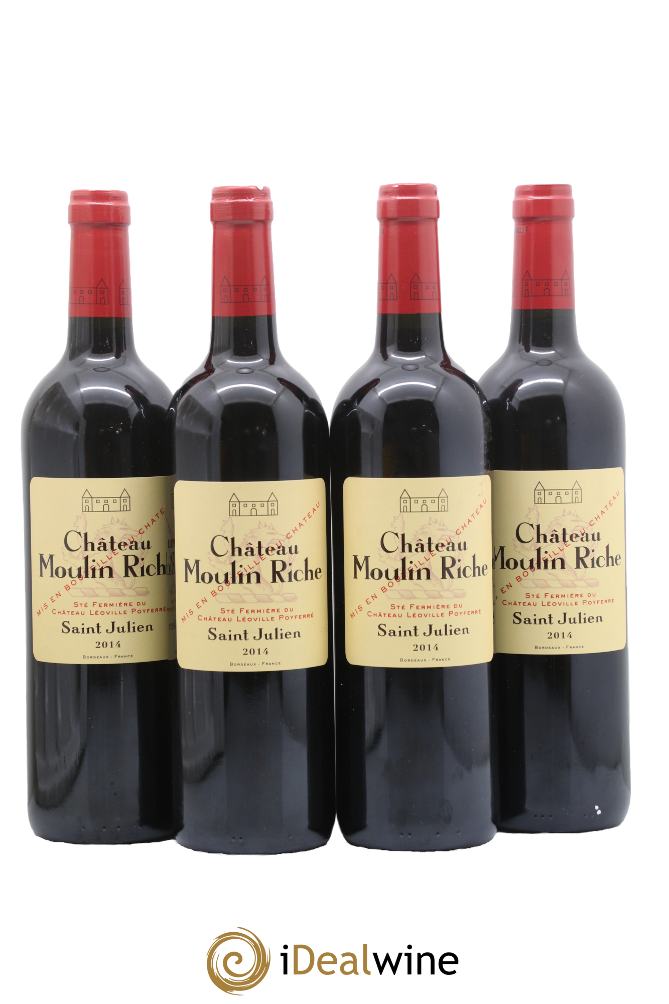 Château Moulin Riche 2014 - Posten von 4 Flaschen - 0