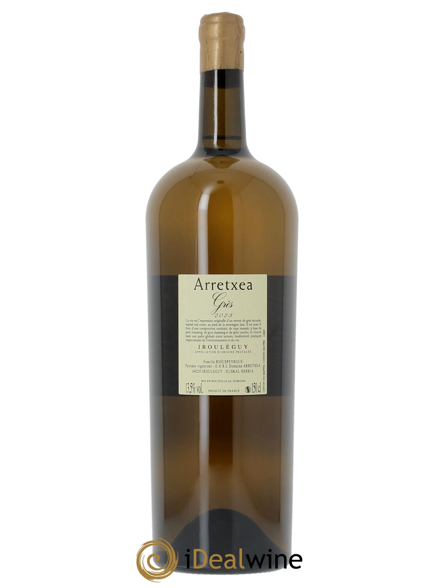 Irouléguy Terroir Grès Arretxea (Domaine)  2023 - Lot de 1 magnum - 1