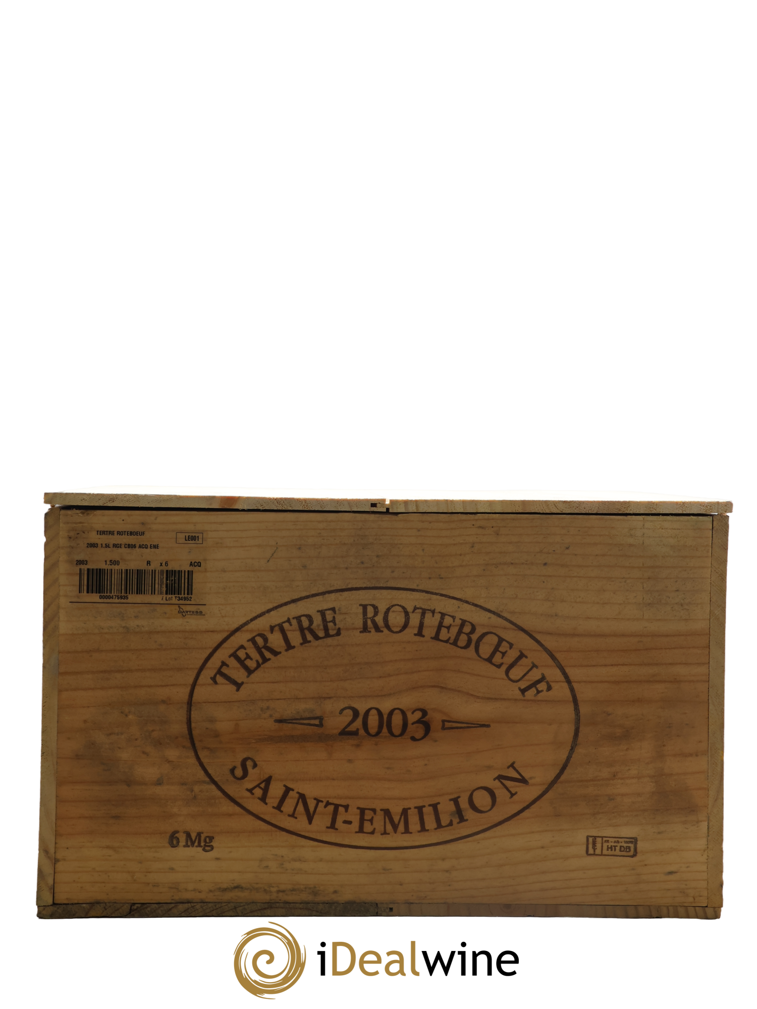 Château Tertre Roteboeuf 2003 - Lotto di 6 magnum - 4