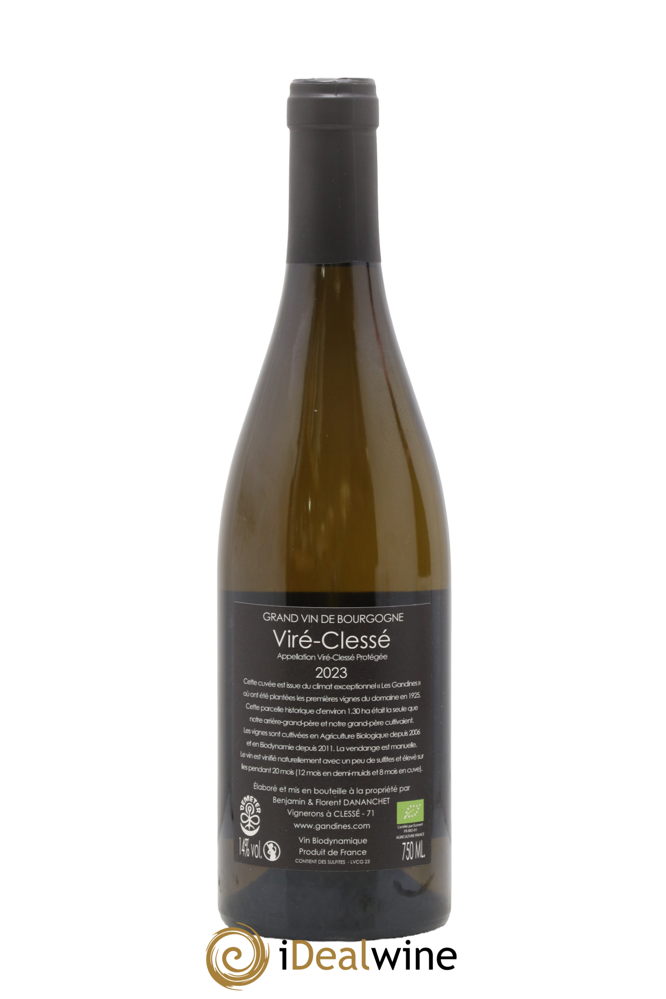 Viré-Clessé Les Gandines Domaine des Gandines 2023 - Lot de 1 bouteille - 1