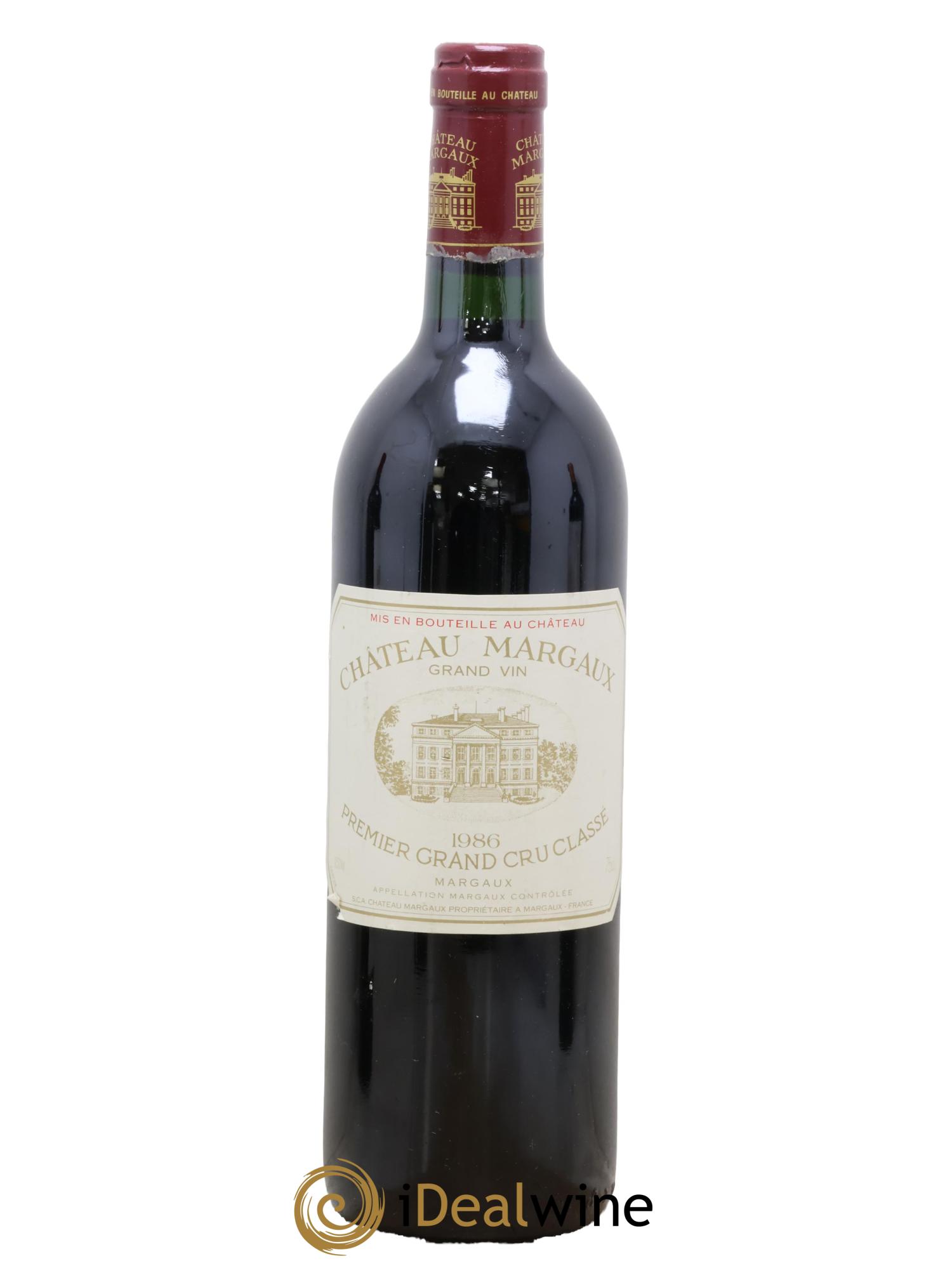 Château Margaux 1er Grand Cru Classé 1986 - Lot of 1 bottle - 0