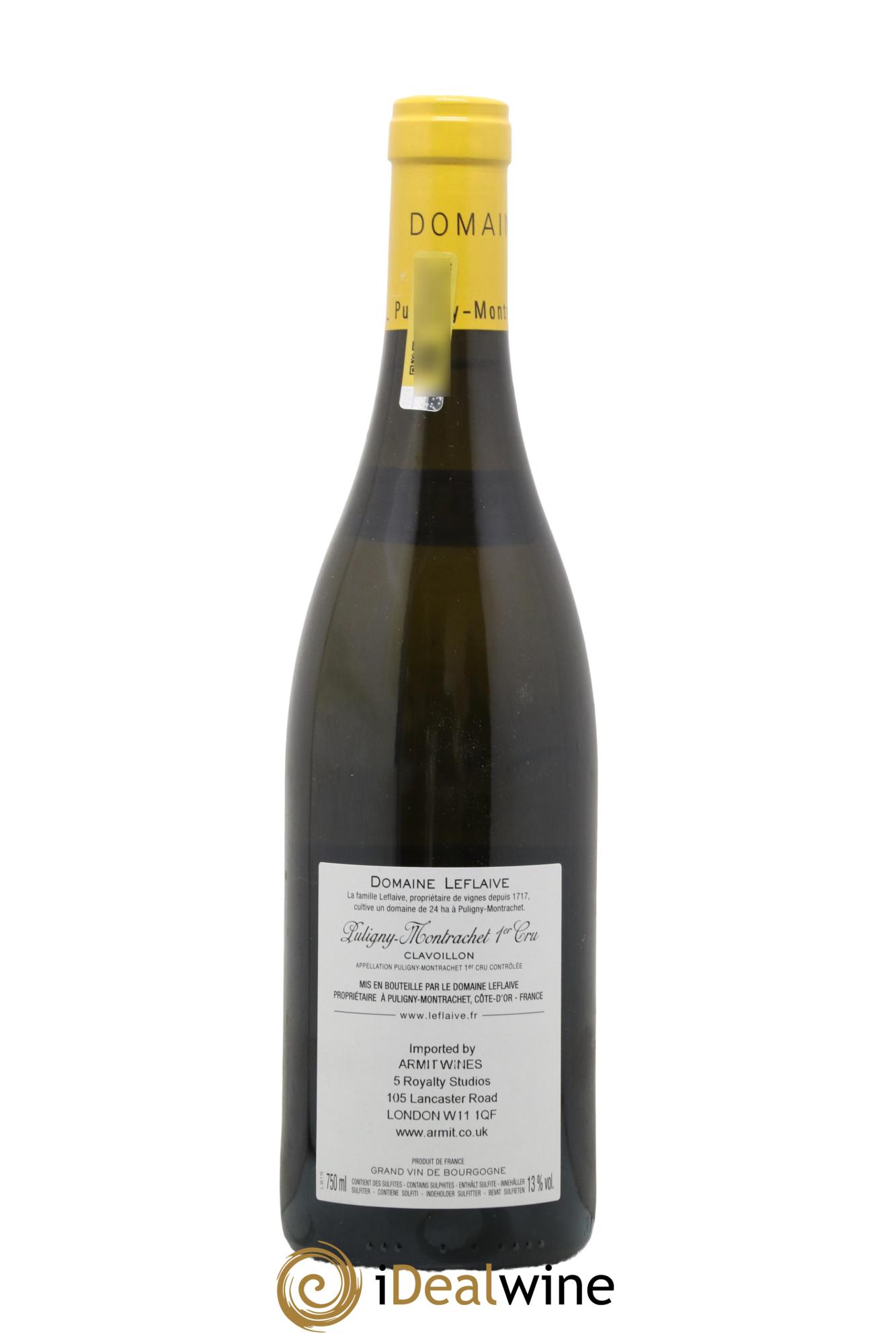 Puligny-Montrachet 1er Cru Clavoillon Leflaive (Domaine) 2015 - Posten von 1 Flasche - 1