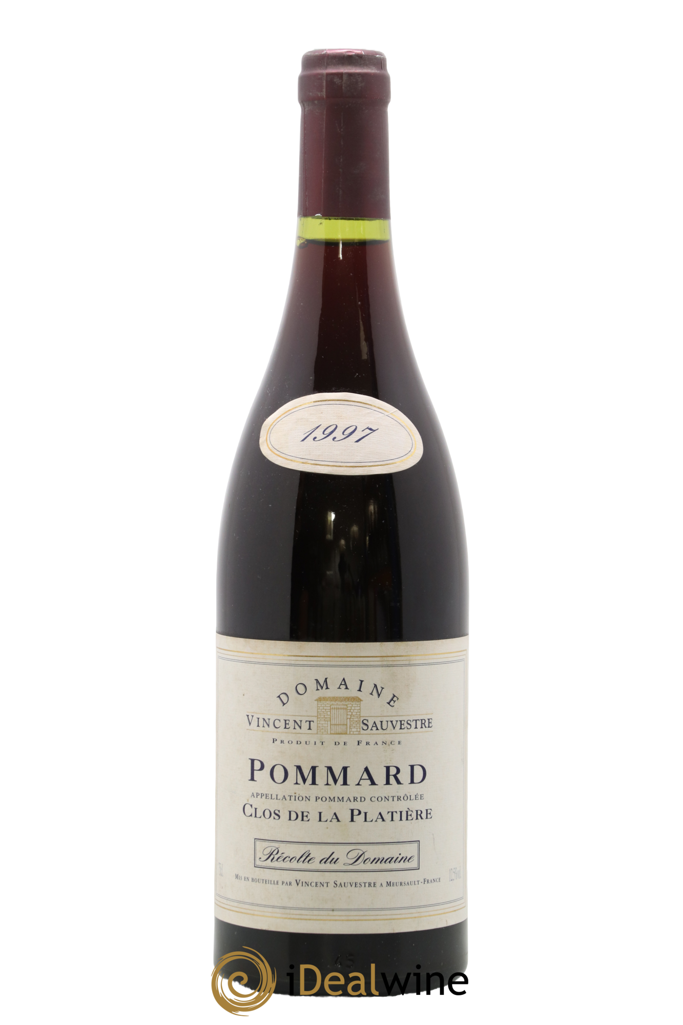 Pommard Clos De La Platière Domaine Sauvestre 1997 - Lot de 1 bouteille - 0