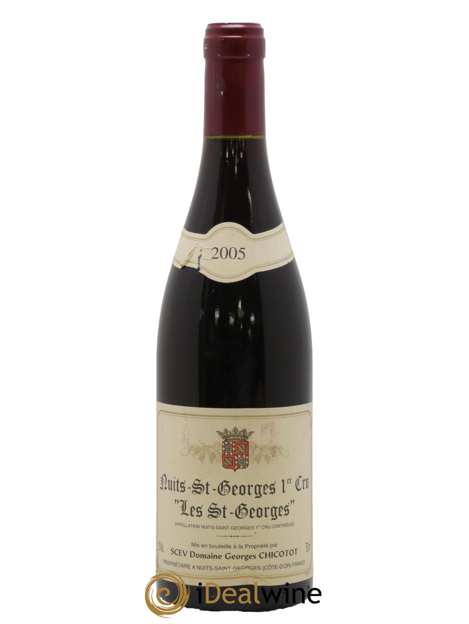 Nuits-Saint-Georges 1er Cru Les Saint-Georges Chicotot 2005 - Lot de 1 bouteille - 0