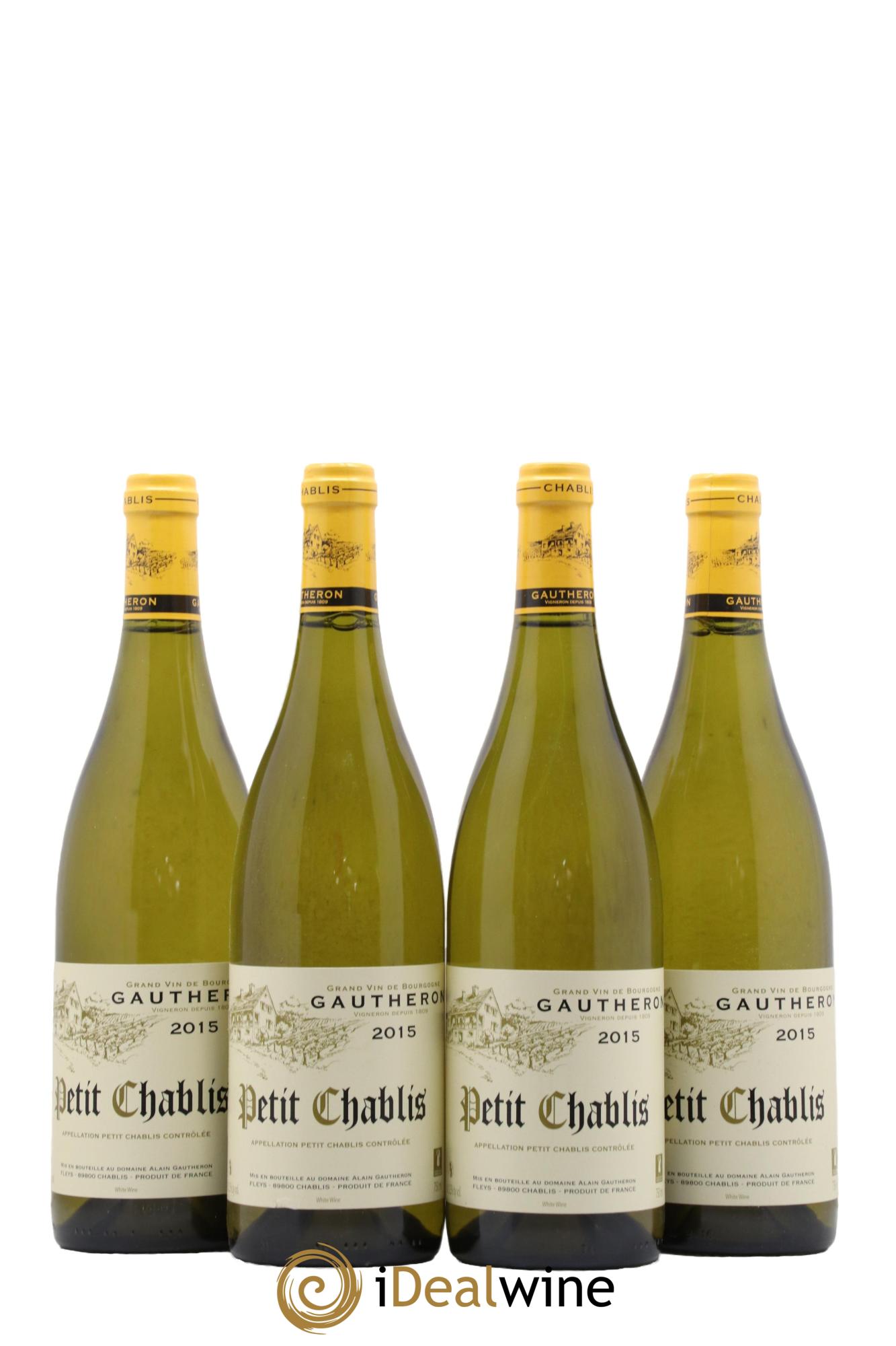 Petit Chablis Gautheron 2015 - Lot de 4 bouteilles - 0