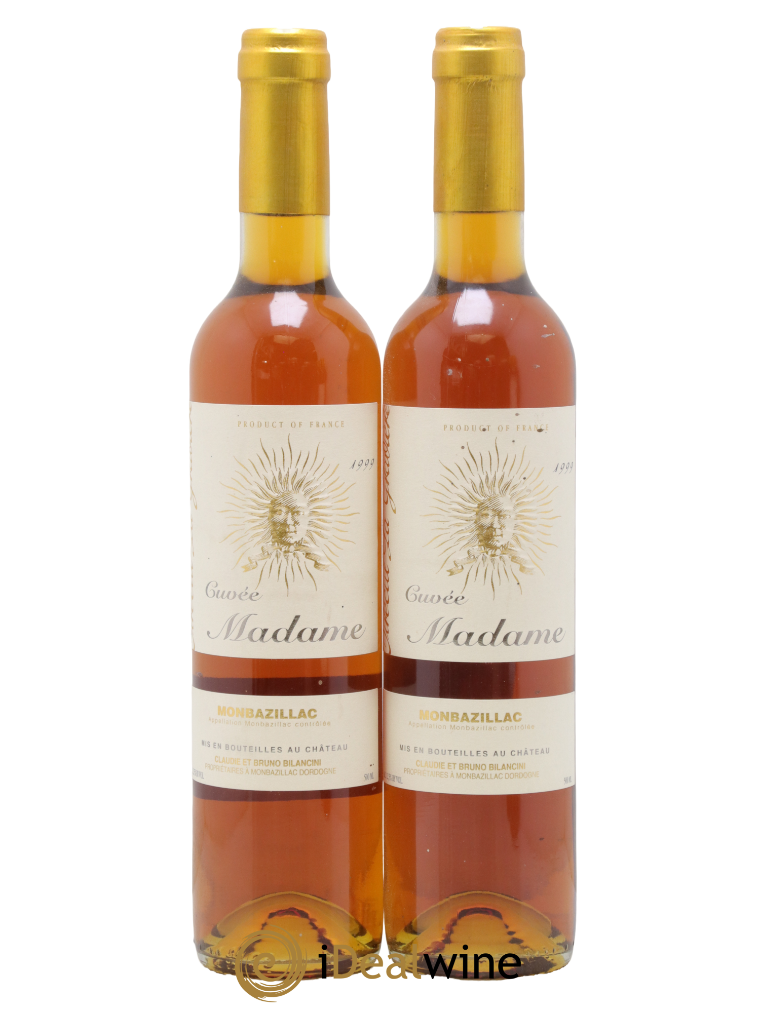 Monbazillac Château Tirecul La Gravière Cuvée Madame Bruno et Claudie Bilancini 1999 - Lot of 2 500ml formats - 0