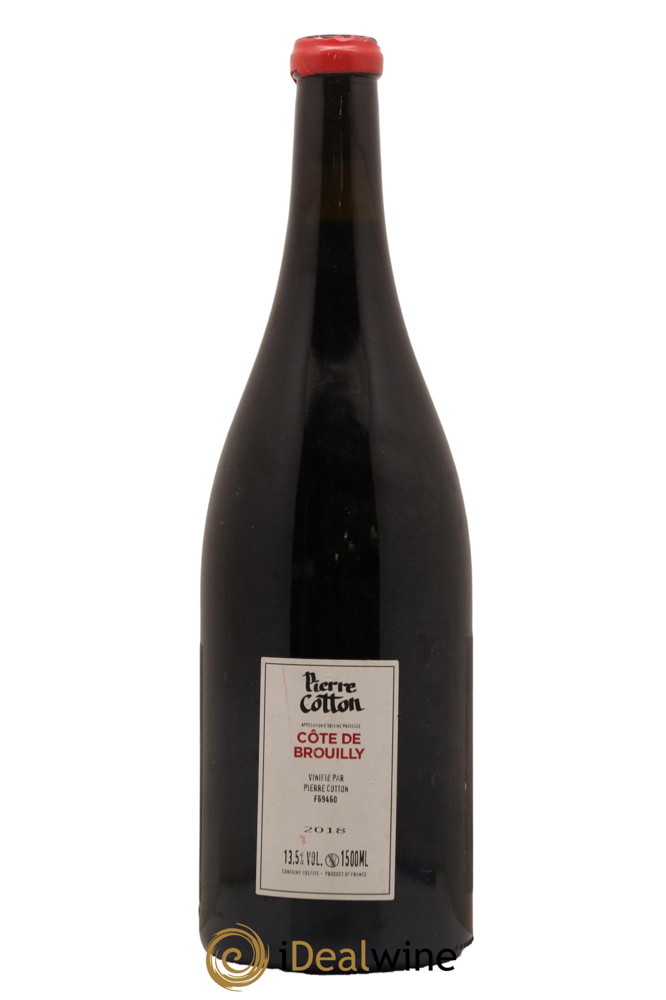 Côte de Brouilly Bonnet-Cotton (Domaine) 2018 - Lot of 1 magnum - 1