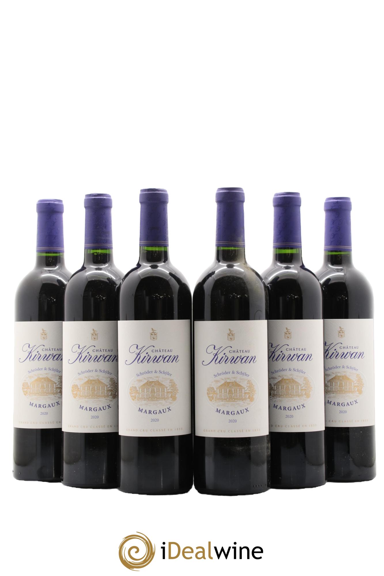 Château Kirwan 3ème Grand Cru Classé 2020 - Lot de 6 bouteilles - 0