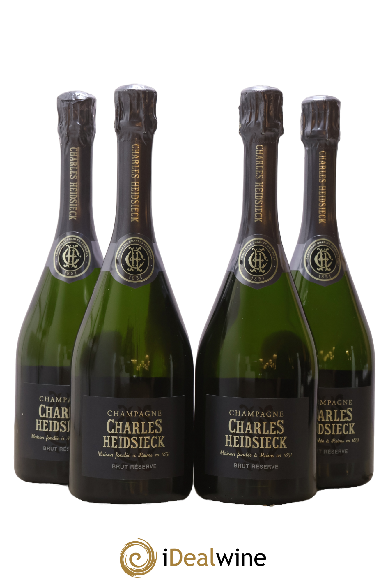 Brut Charles Heidsieck - Lotto di 4 bottiglie - 0