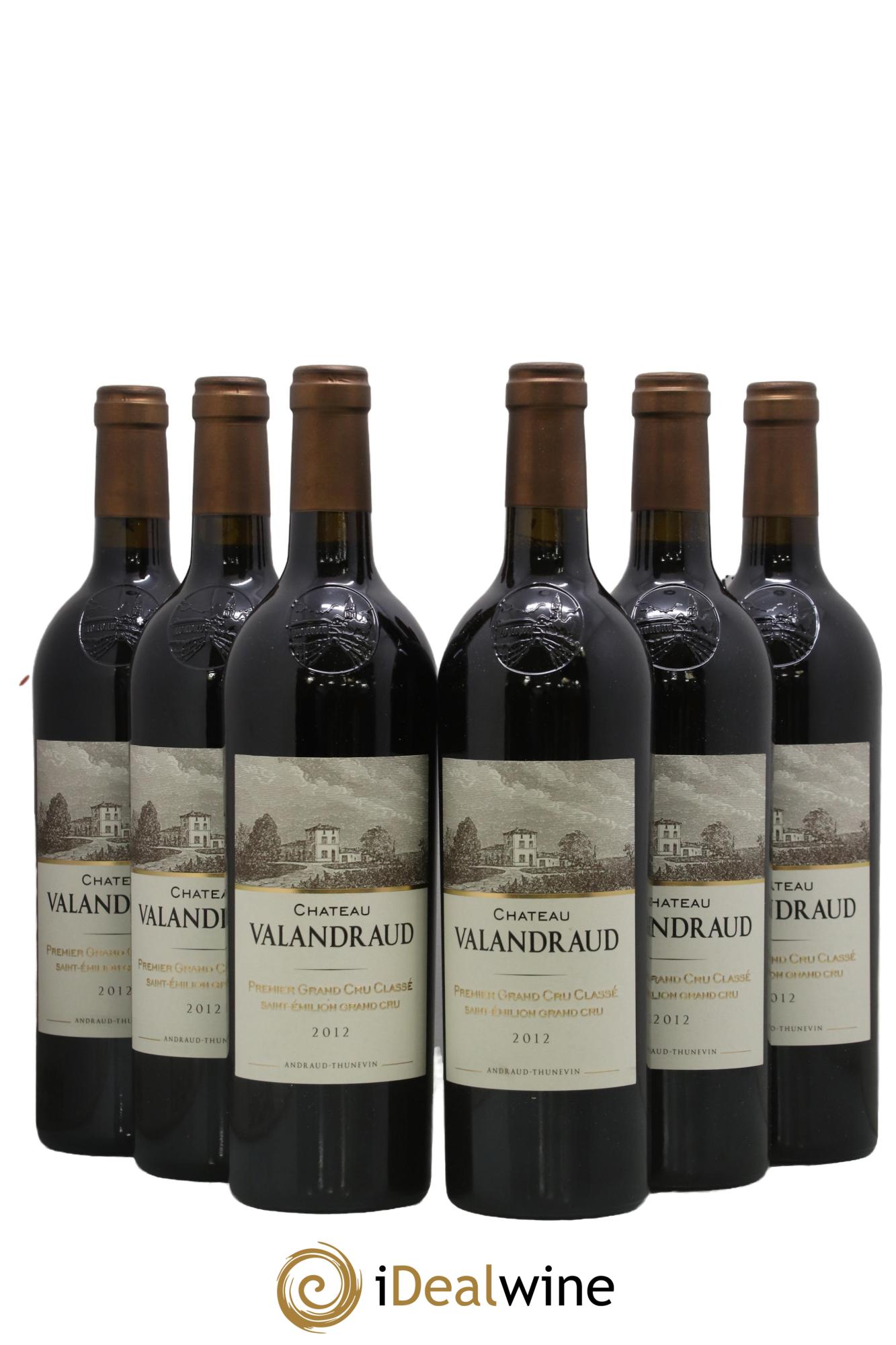 Château de Valandraud 1er Grand Cru Classé B depuis 2012 2012 - Posten von 6 Flaschen - 0