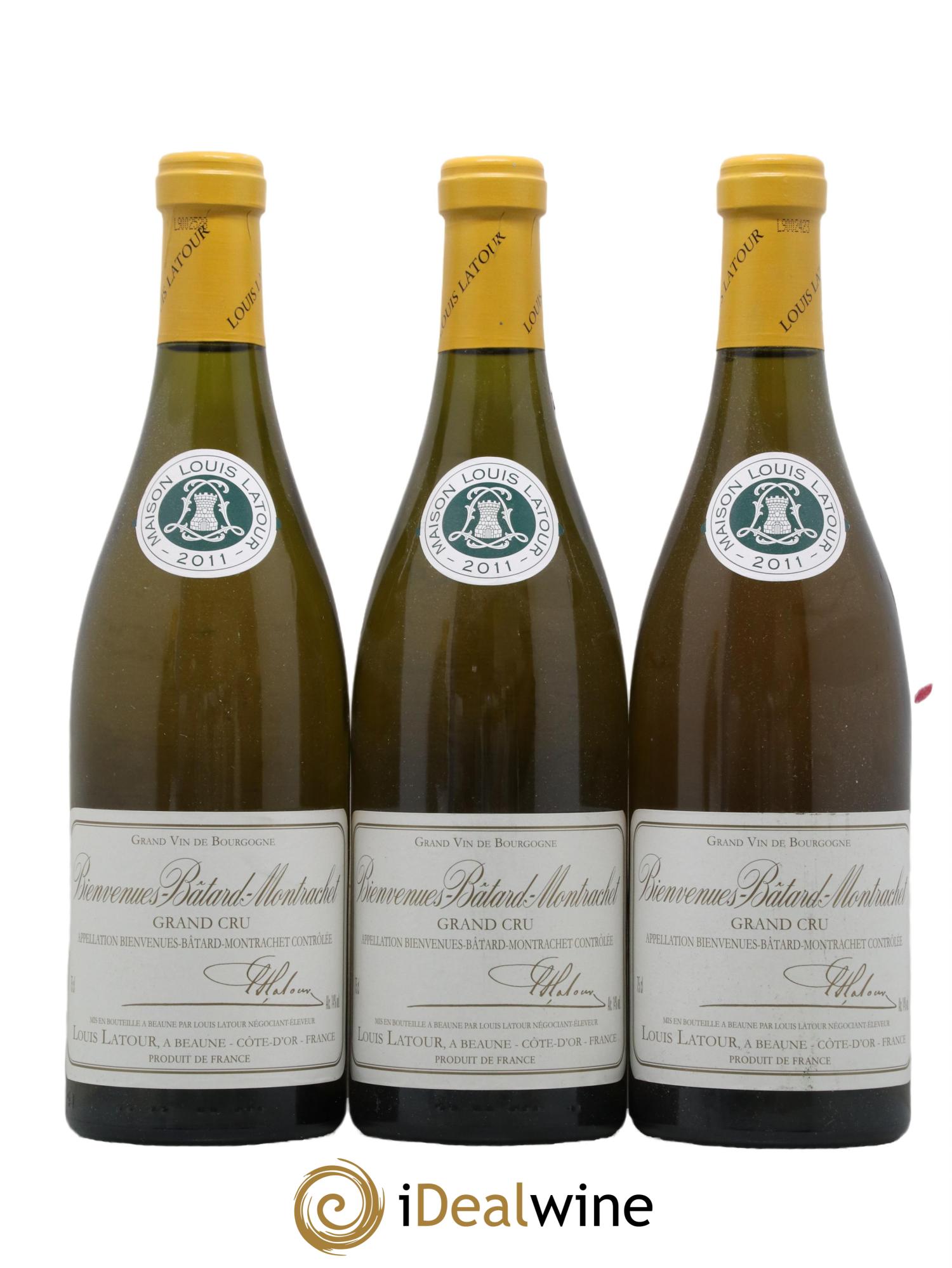 Bienvenues-Bâtard-Montrachet Grand Cru Louis Latour 2011 - Lot de 3 bouteilles - 0