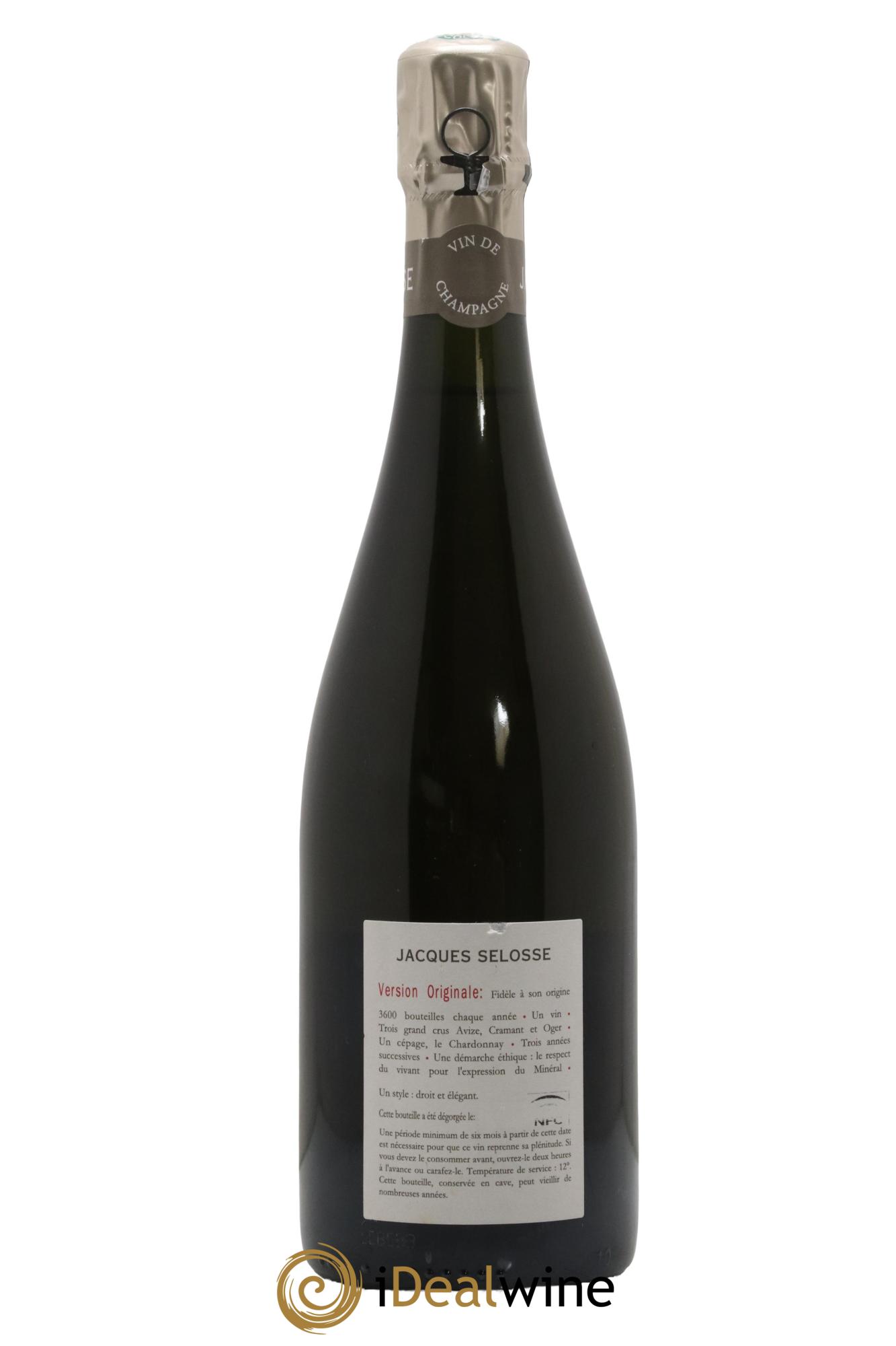 Version Originale Jacques Selosse - Lot de 1 bouteille - 1