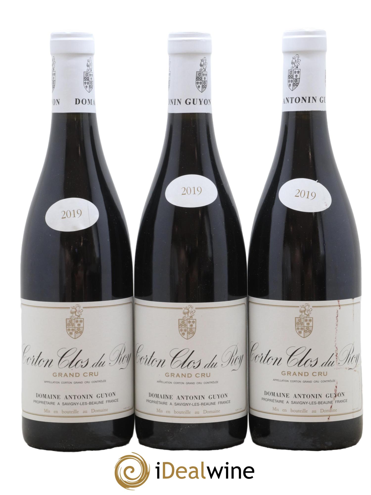 Corton Grand Cru Clos du Roy Antonin Guyon 2019 - Lot de 3 bouteilles - 0