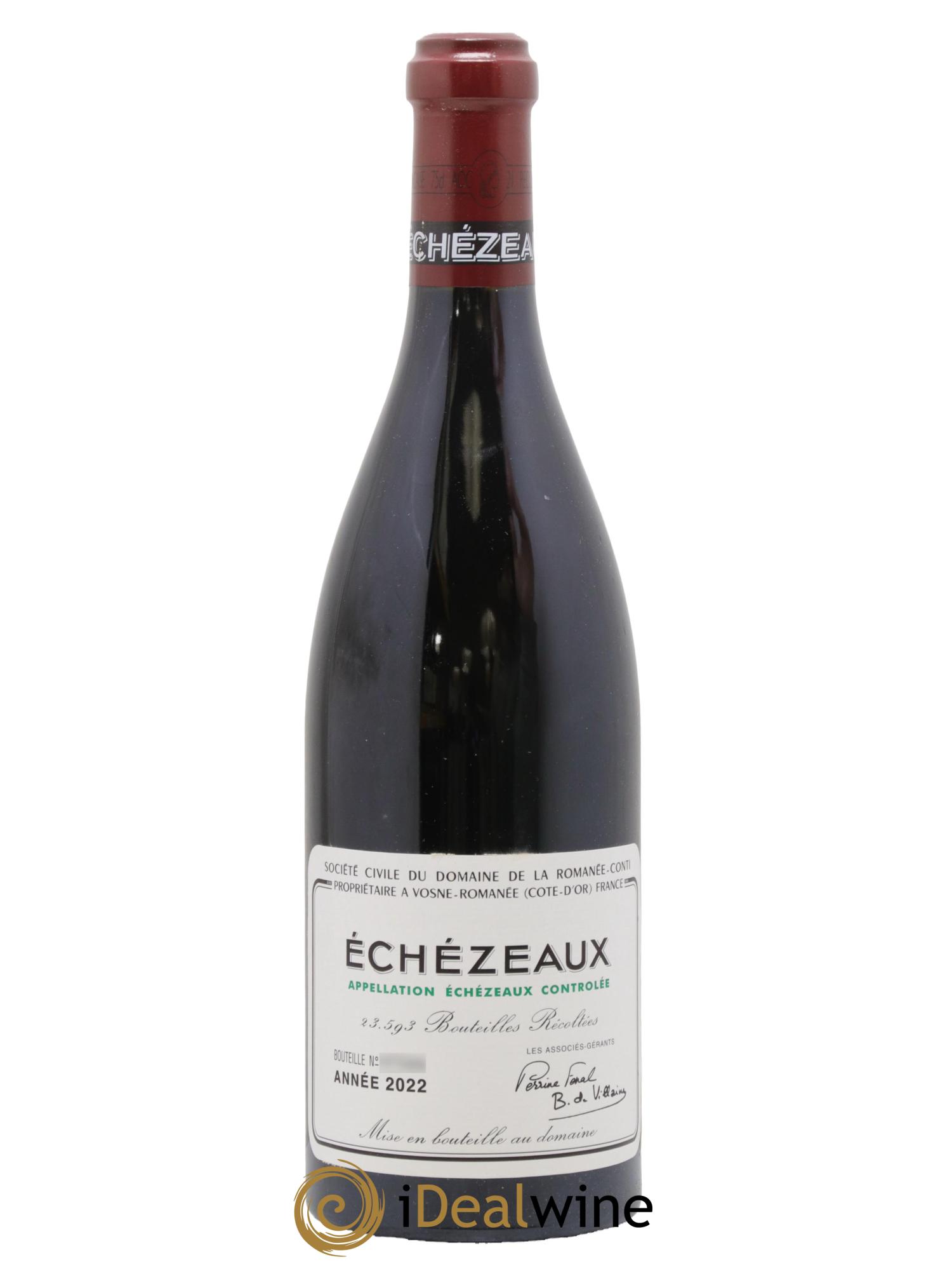 Echezeaux Grand Cru Domaine de la Romanée-Conti 2022 - Posten von 1 Flasche - 0