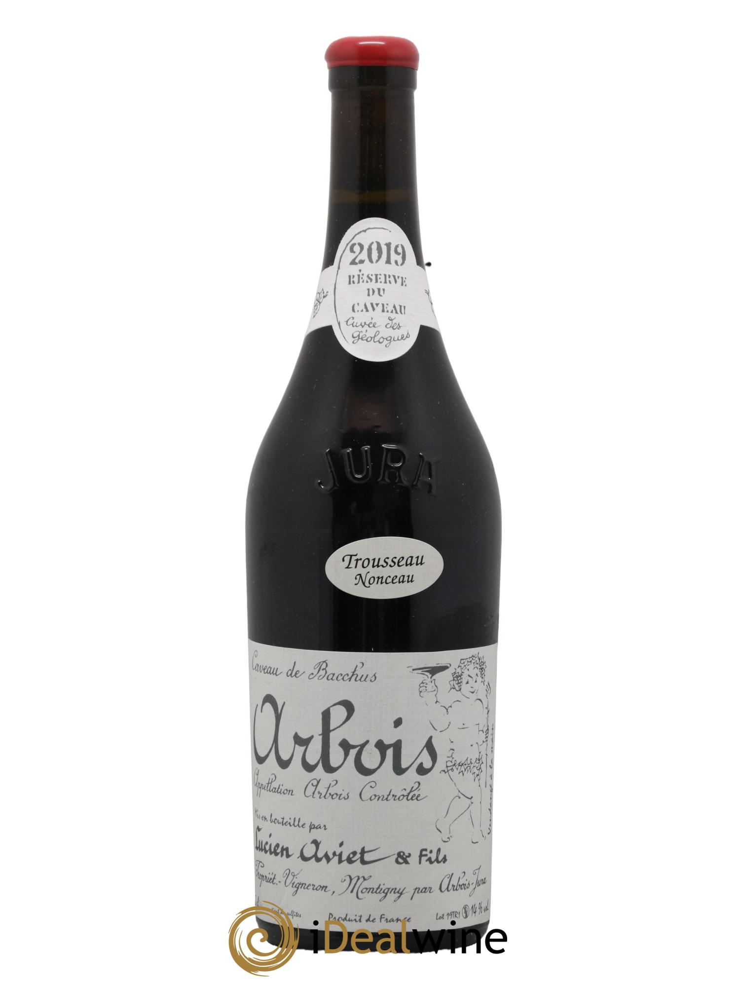 Arbois Trousseau Nonceau Cuvee des Geologues Lucien Aviet et Fils 2019 - Lot de 1 bouteille - 0
