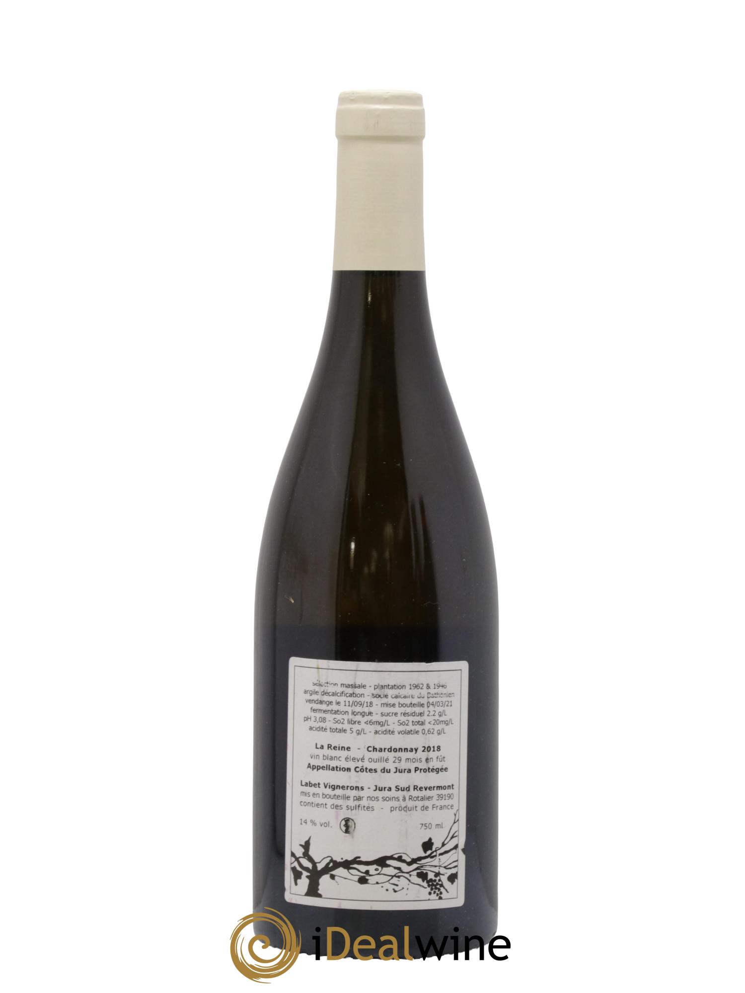 Côtes du Jura Chardonnay La Reine Romain - Julien  - Charline Labet 2018 - Lot of 1 bottle - 1