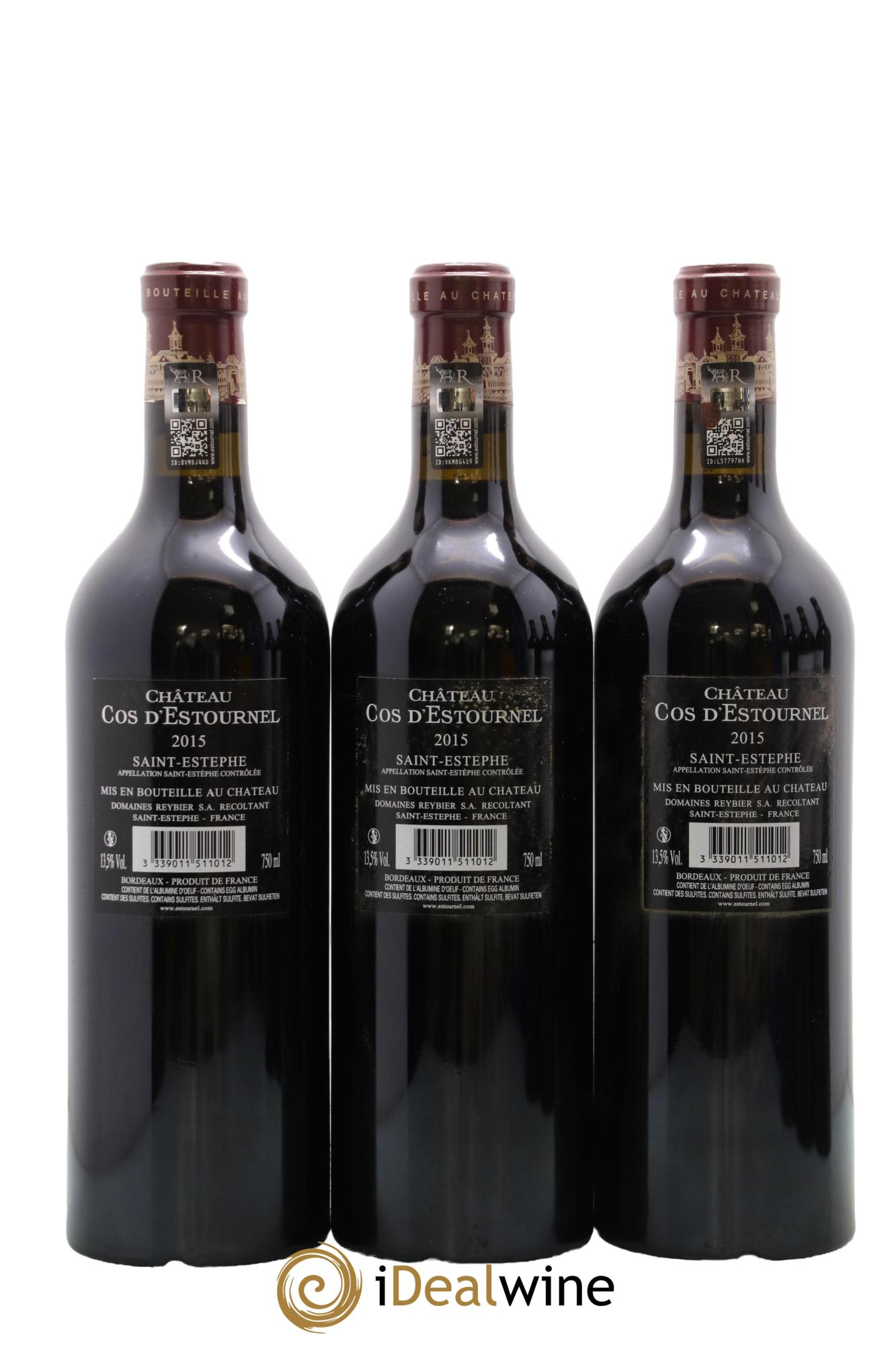 Cos d'Estournel 2ème Grand Cru Classé 2015 - Lot de 6 bouteilles - 2