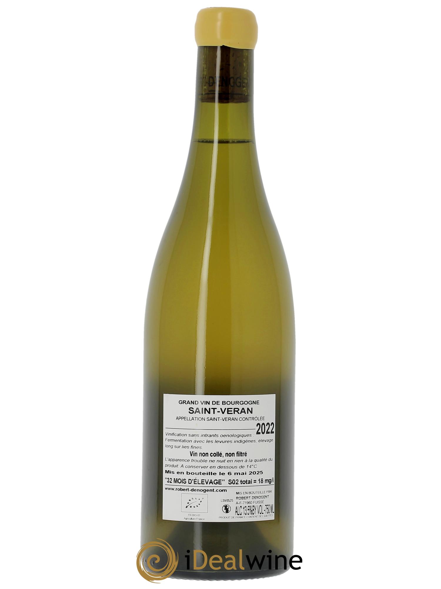 Saint-Véran Vieilles Vignes Robert Denogent (Domaine) 2022 - Lot de 1 bouteille - 1