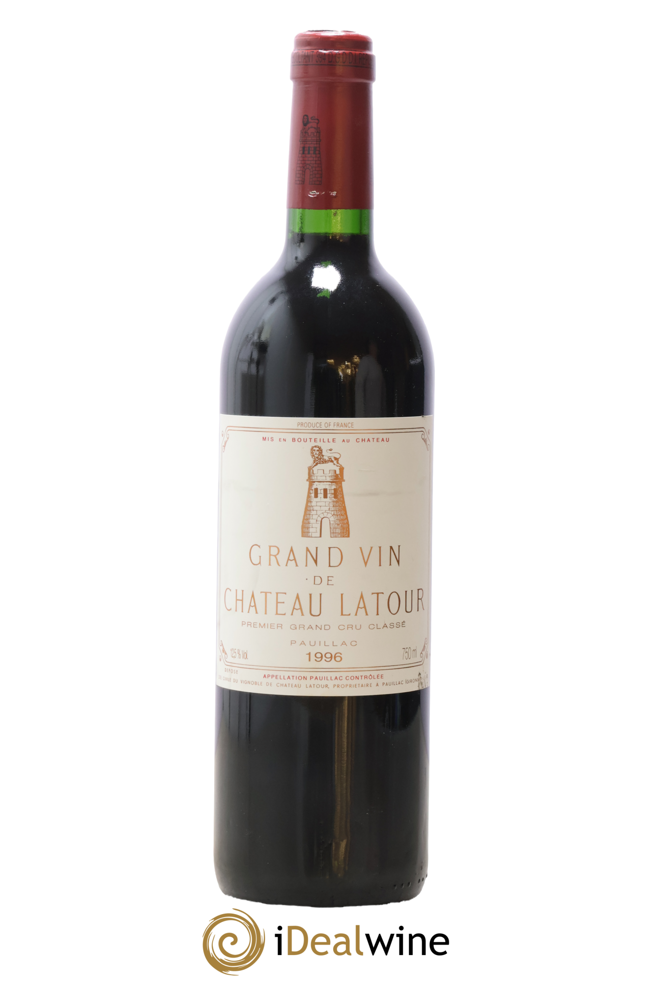 Château Latour 1er Grand Cru Classé 1996 - Lot de 1 bouteille - 0