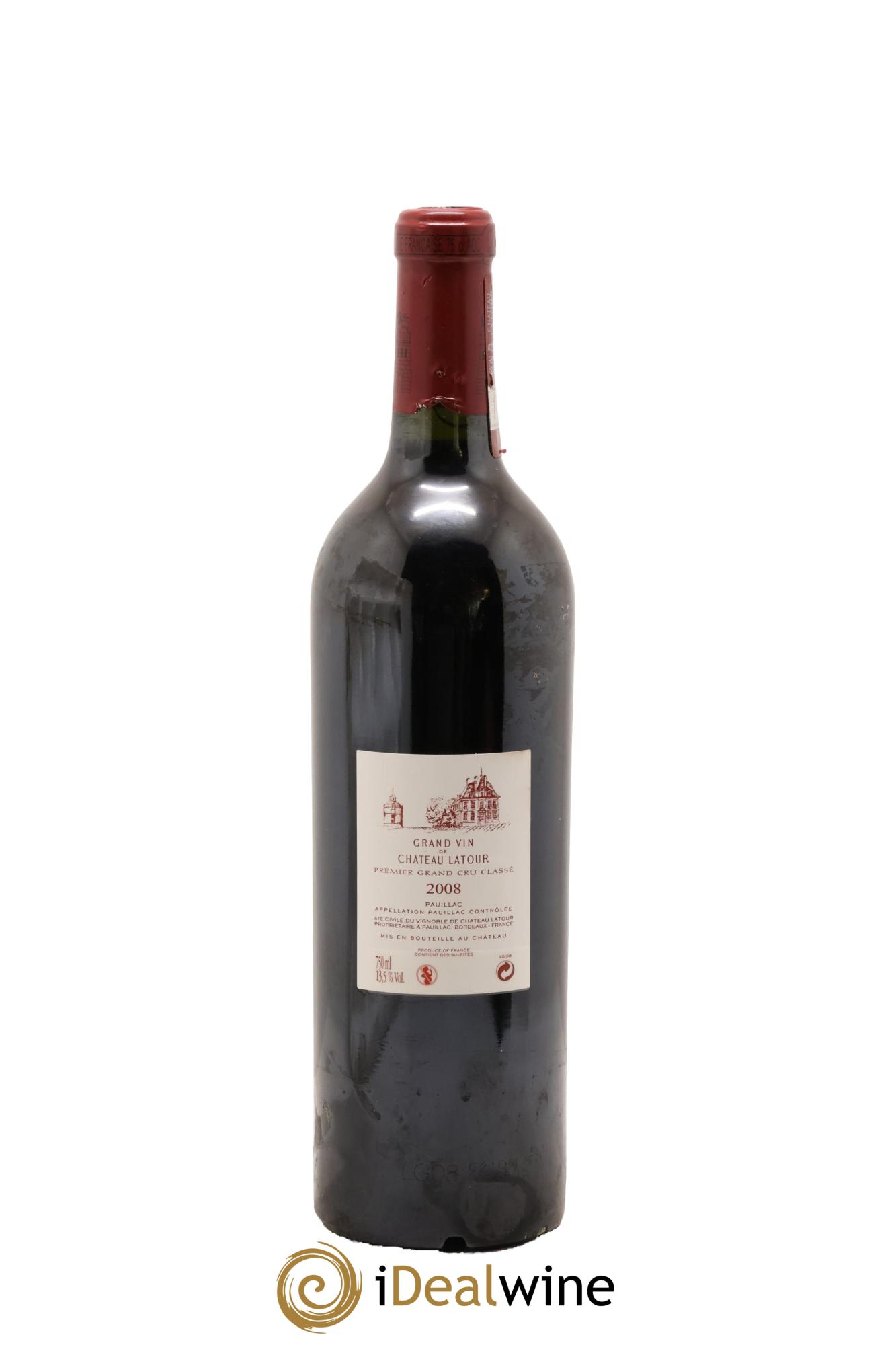 Château Latour 1er Grand Cru Classé 2008 - Lotto di 1 bottiglia - 1