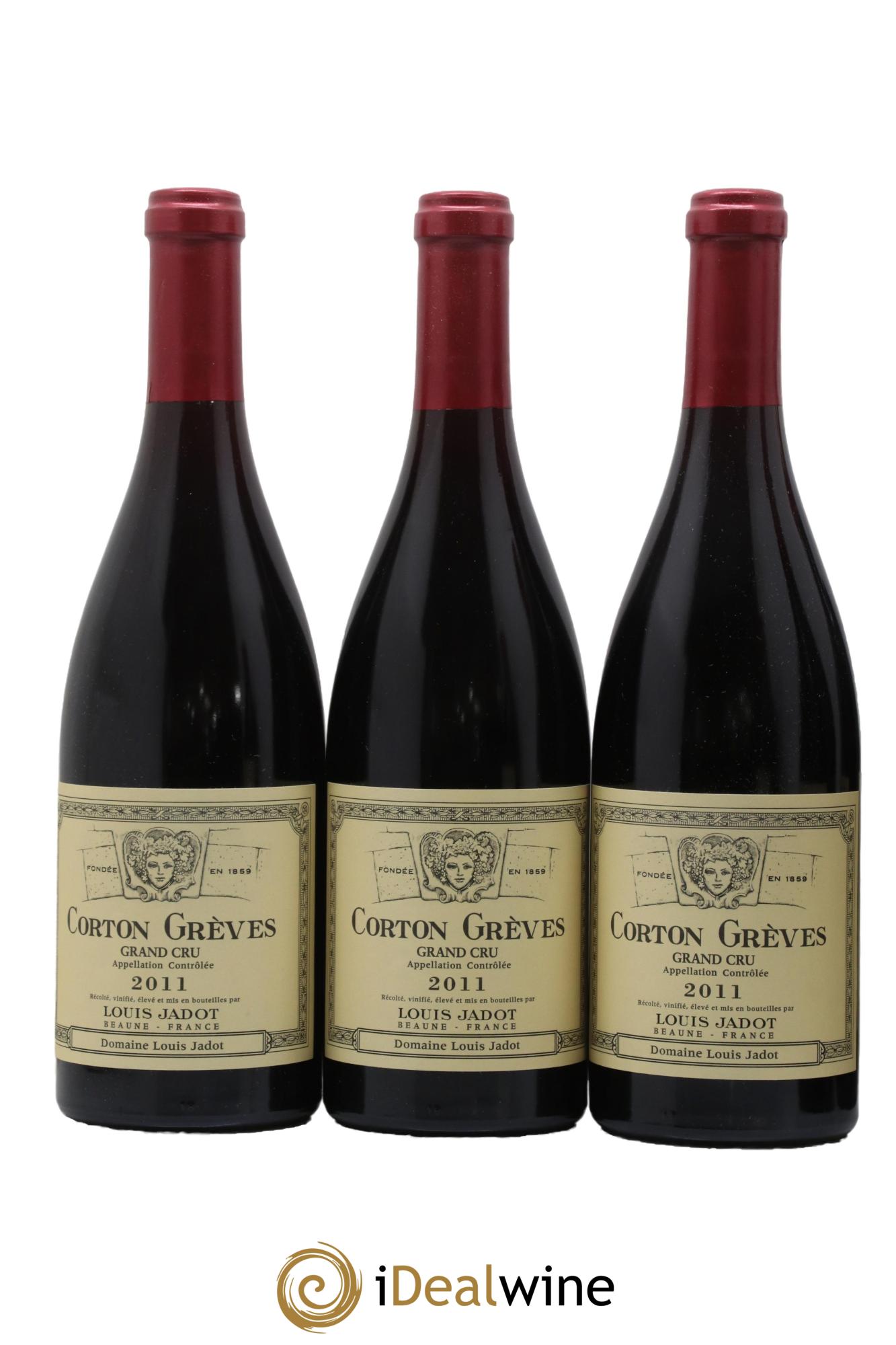 Corton Grand Cru Grèves Louis Jadot (Domaine) 2011 - Lot of 6 bottles - 2