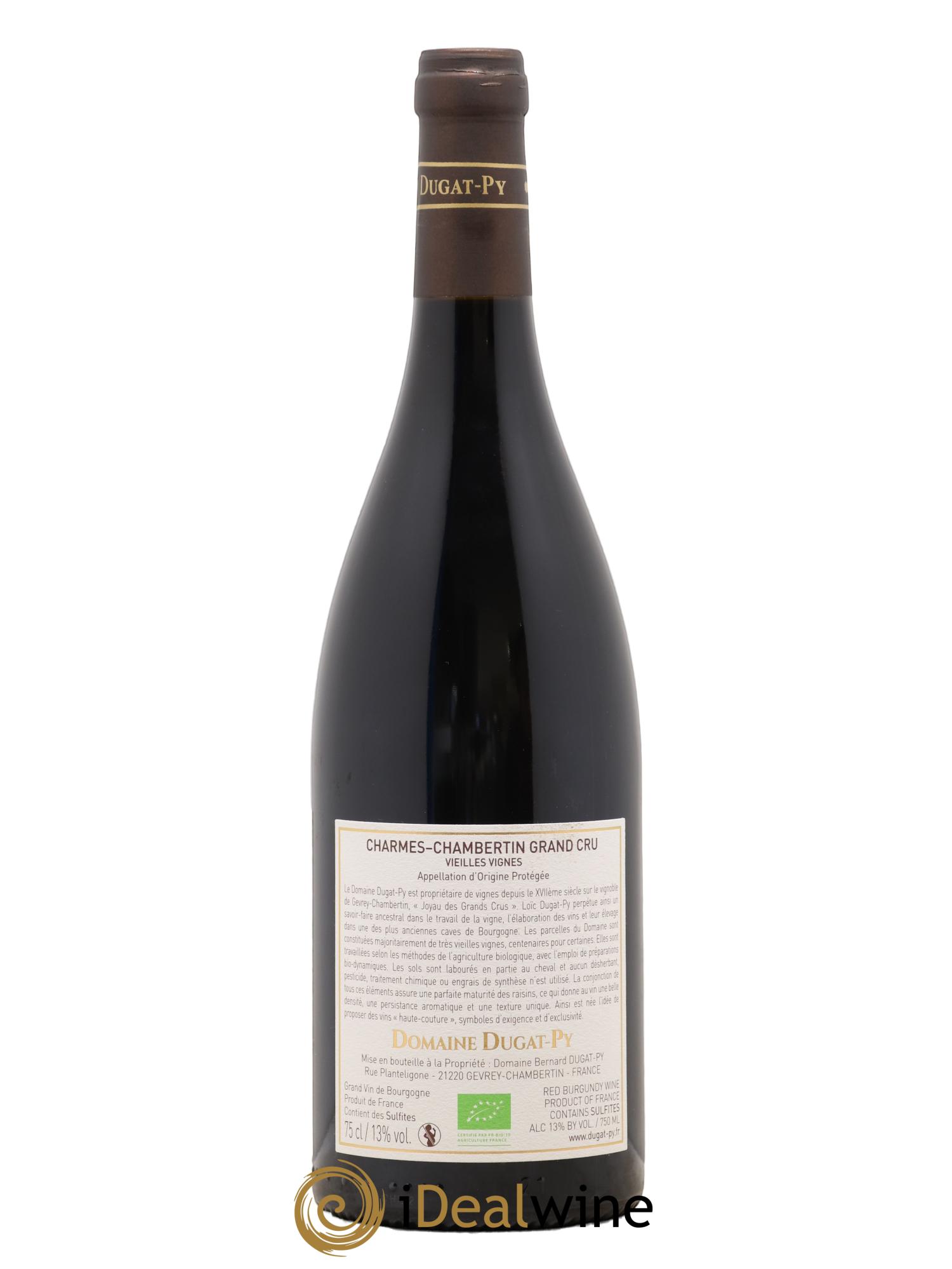 Charmes-Chambertin Grand Cru Dugat-Py  2020 - Lot de 1 bouteille - 1