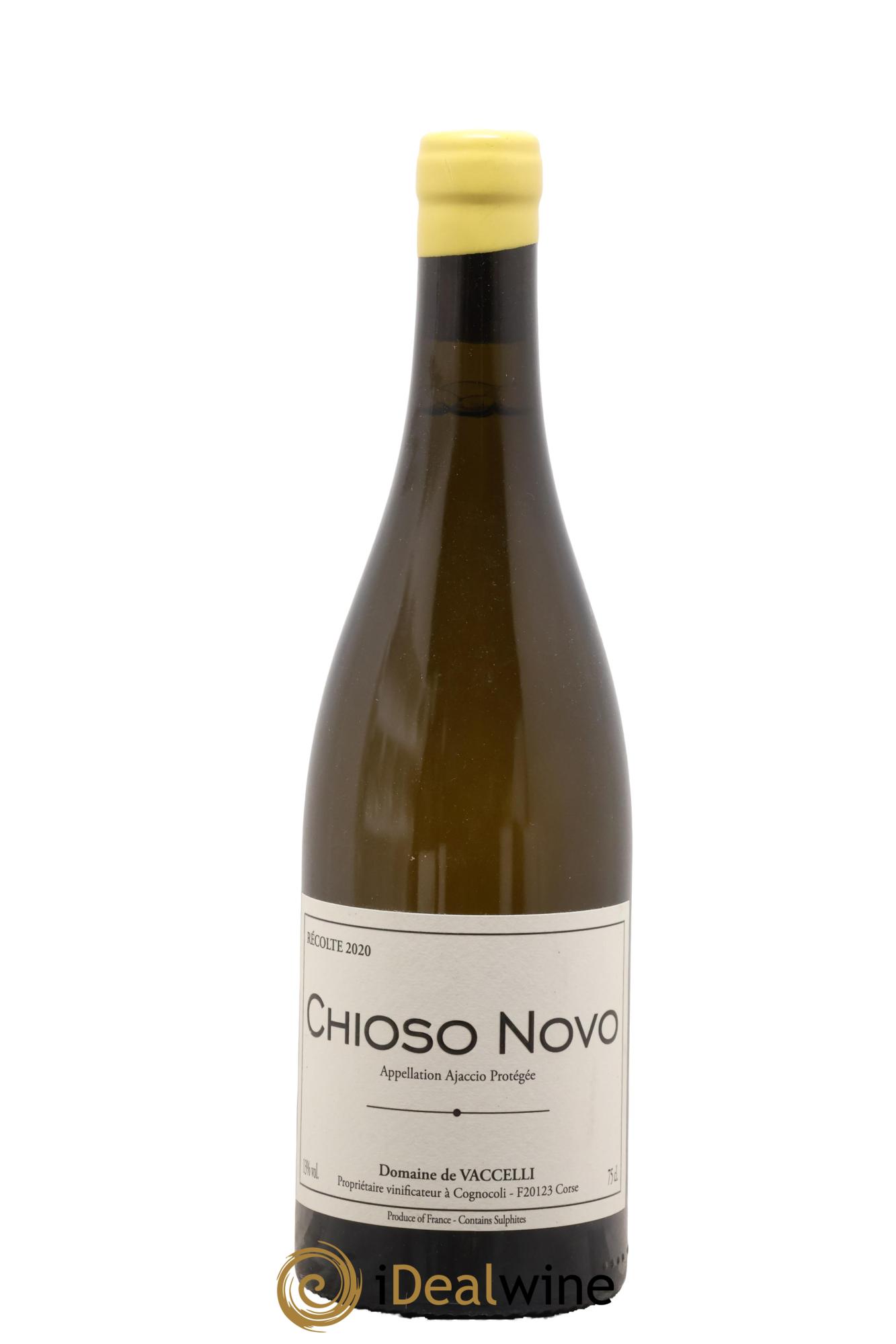 Ajaccio Chioso Novo Vaccelli 2020 - Lot de 1 bouteille - 0