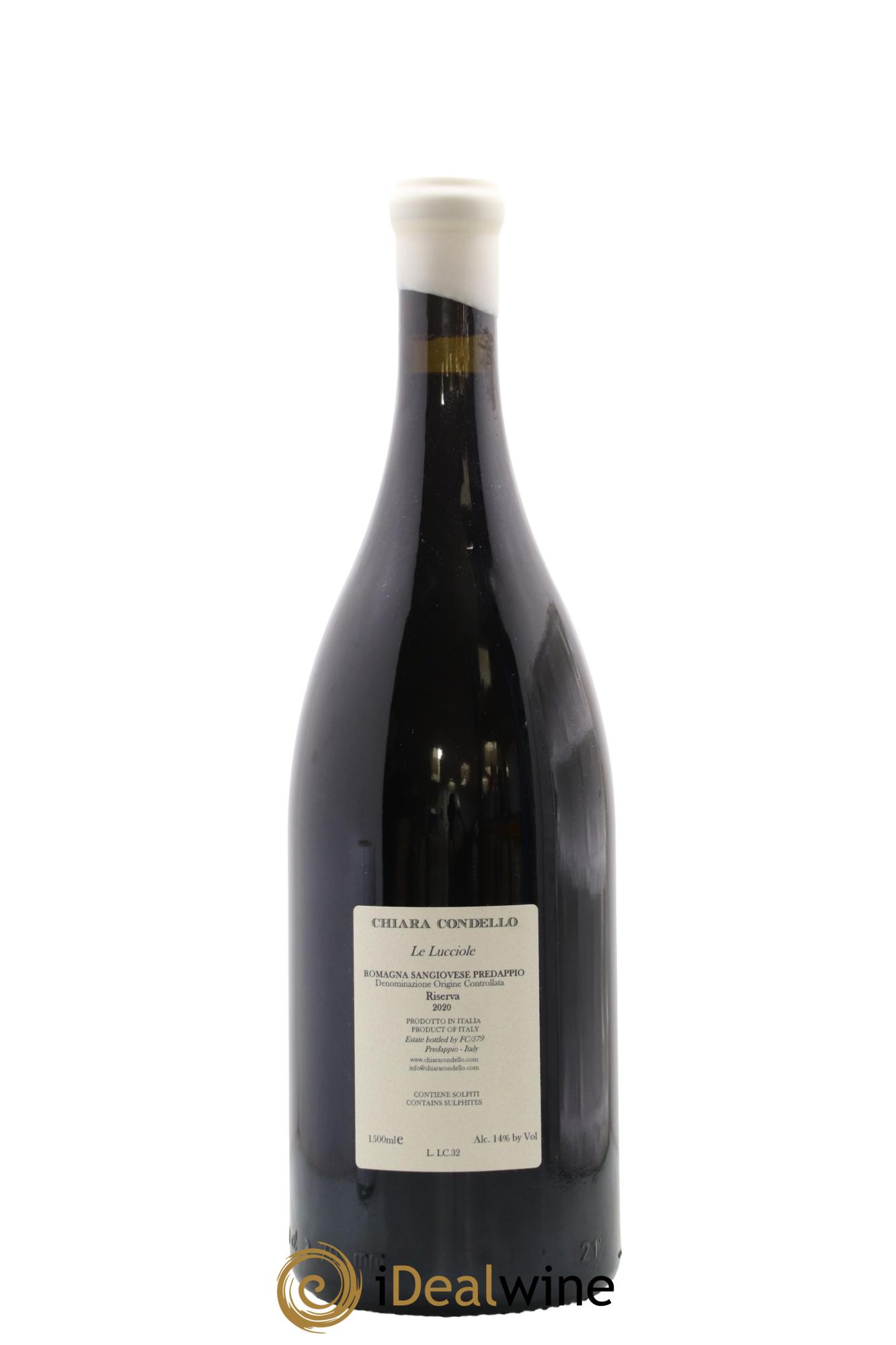 Sangiovese Di Romagna Predappio DOC Chiara Condello Le Lucciole Riserva 2020 - Lot de 1 magnum - 1