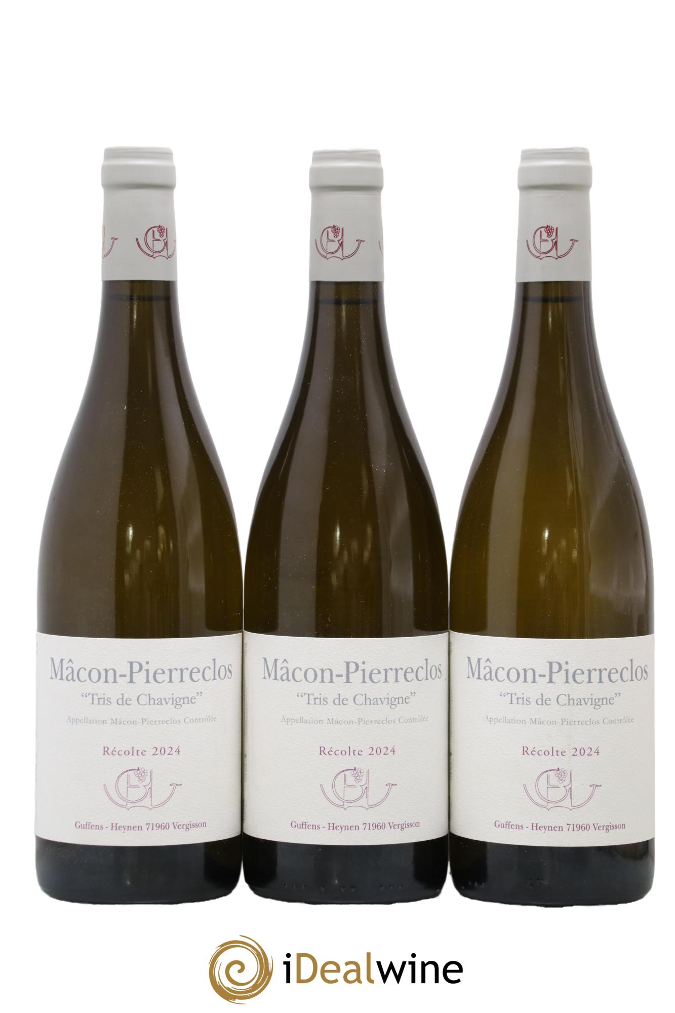 Mâcon-Pierreclos Tri de Chavigne Guffens-Heynen 2024 - Posten von 3 Flaschen - 0
