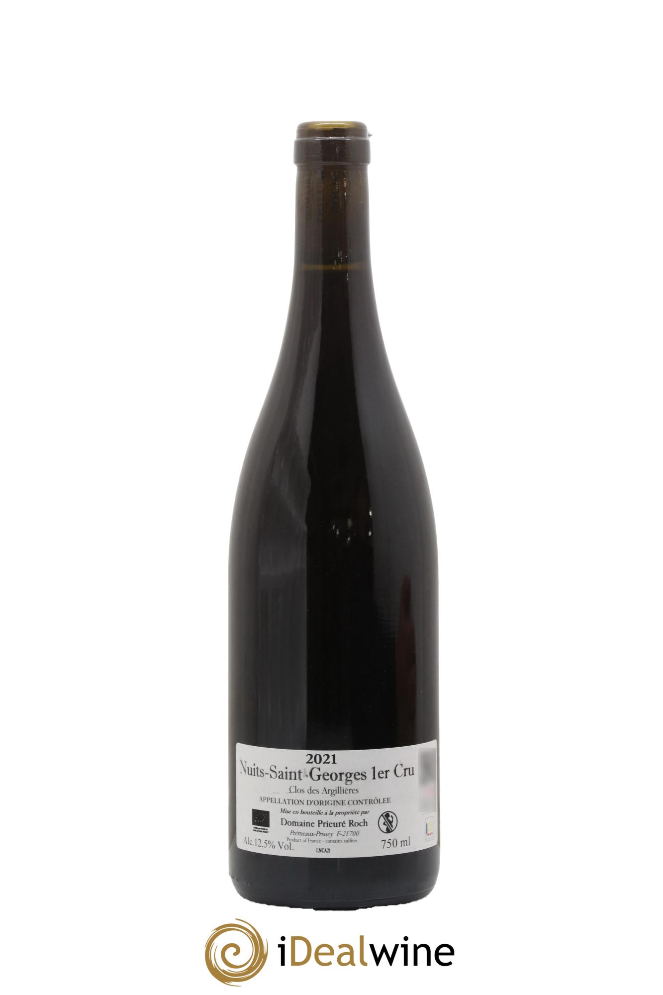 Nuits-Saint-Georges 1er Cru Clos des Argillières Prieuré Roch 2021 - Lot de 1 bouteille - 1