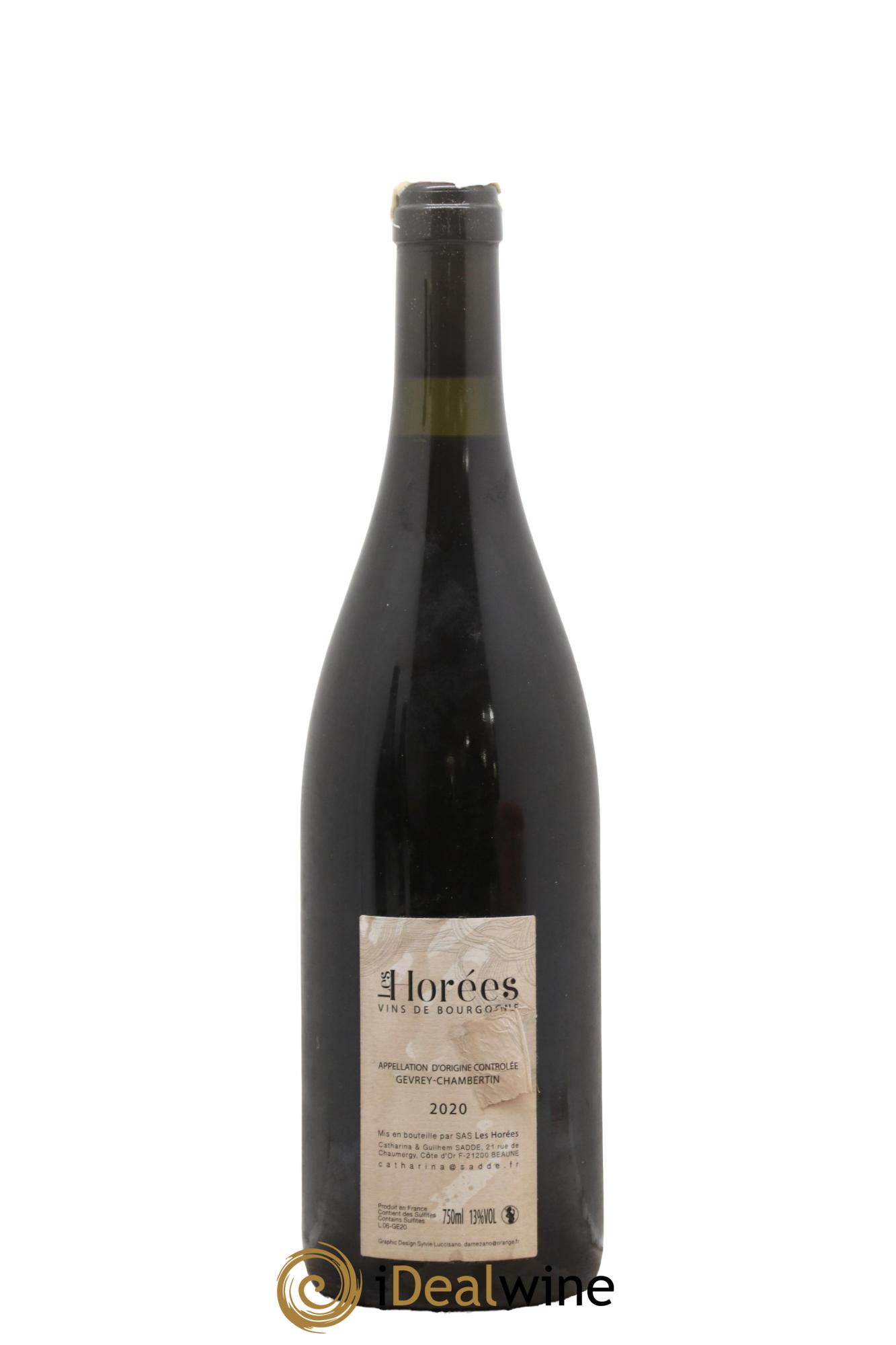 Gevrey-Chambertin En Reniard Les Horées 2020 - Lotto di 1 bottiglia - 1