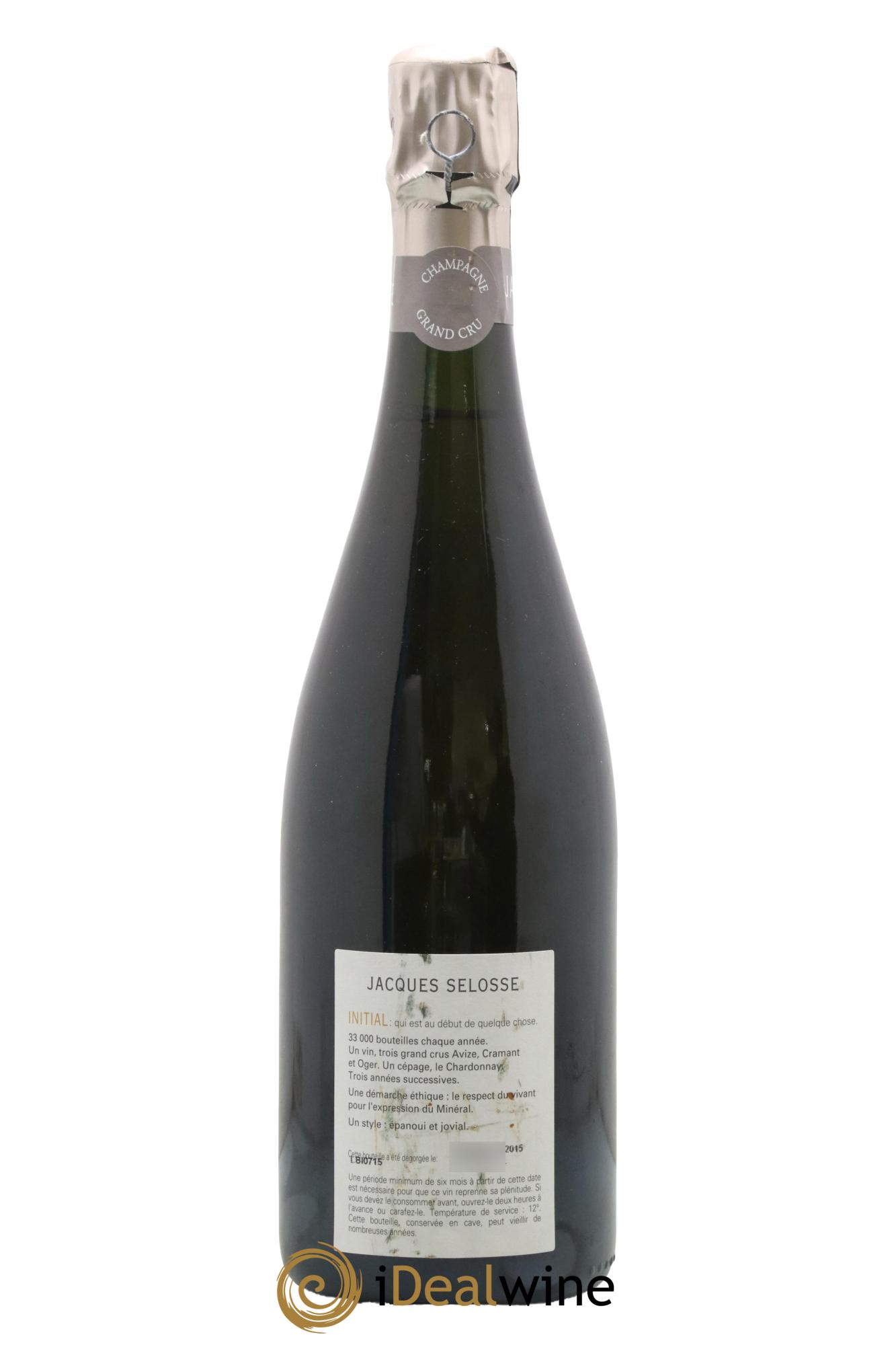 Initial Brut Jacques Selosse - Lot de 1 bouteille - 1