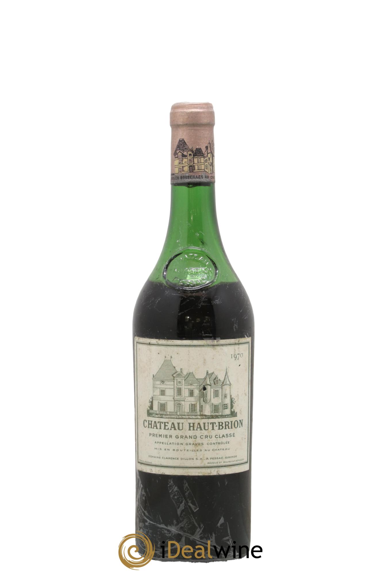 Château Haut Brion 1er Grand Cru Classé 1970 - Lot de 1 bouteille - 0