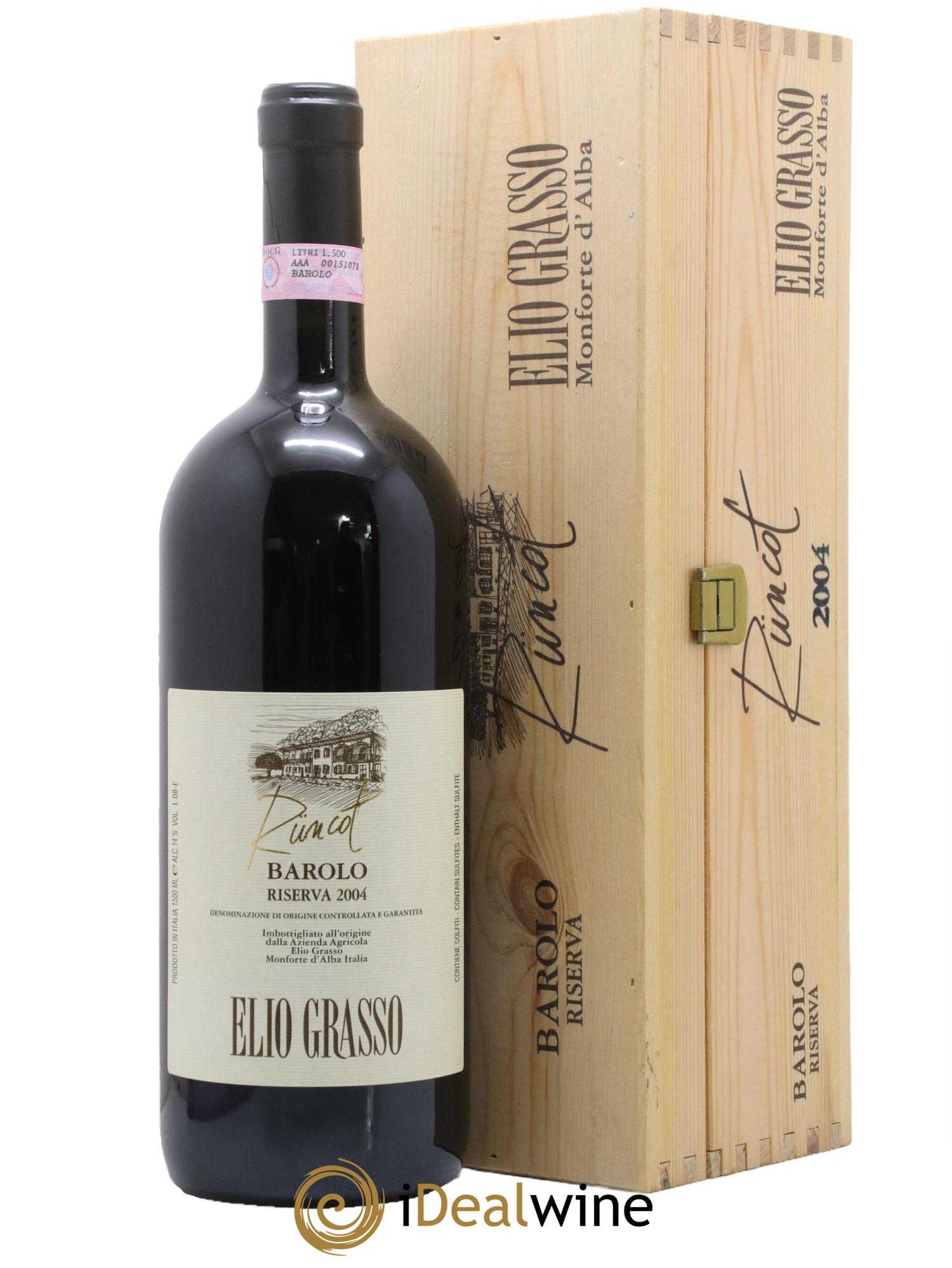 Barolo Riserva Rüncot Elio Grasso 2004 - Posten von 1 Magnum - 0