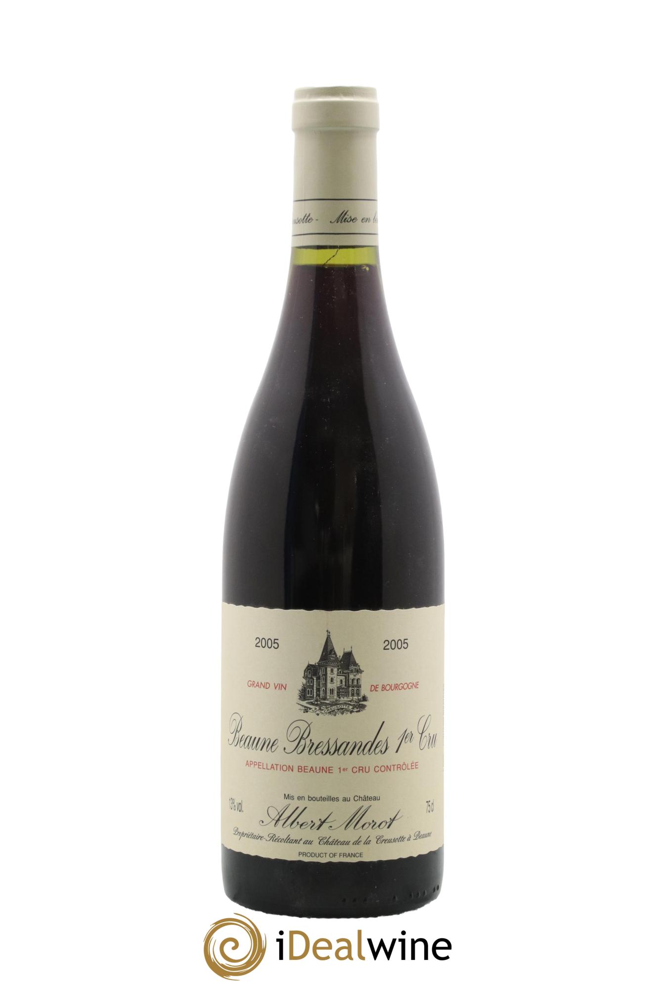Beaune 1er Cru Bressandes Albert Morot 2005 - Lot de 1 bouteille - 0