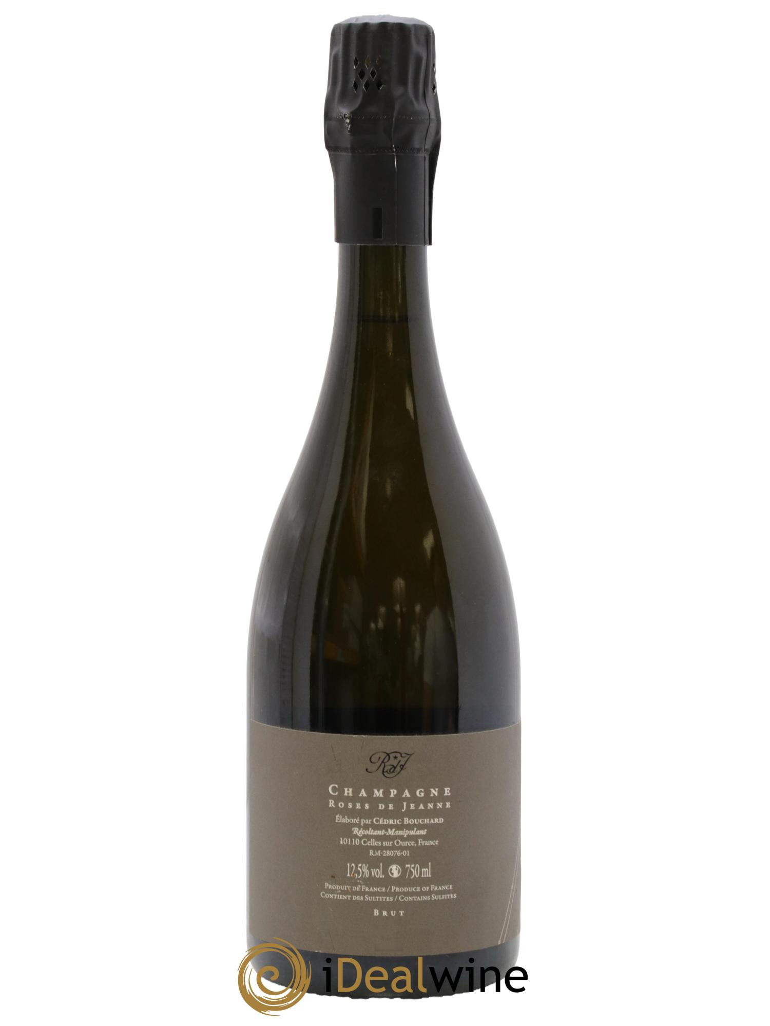 Roses de Jeanne Presle Blanc de Noirs Cédric Bouchard 2019 - Lot de 1 bouteille - 1