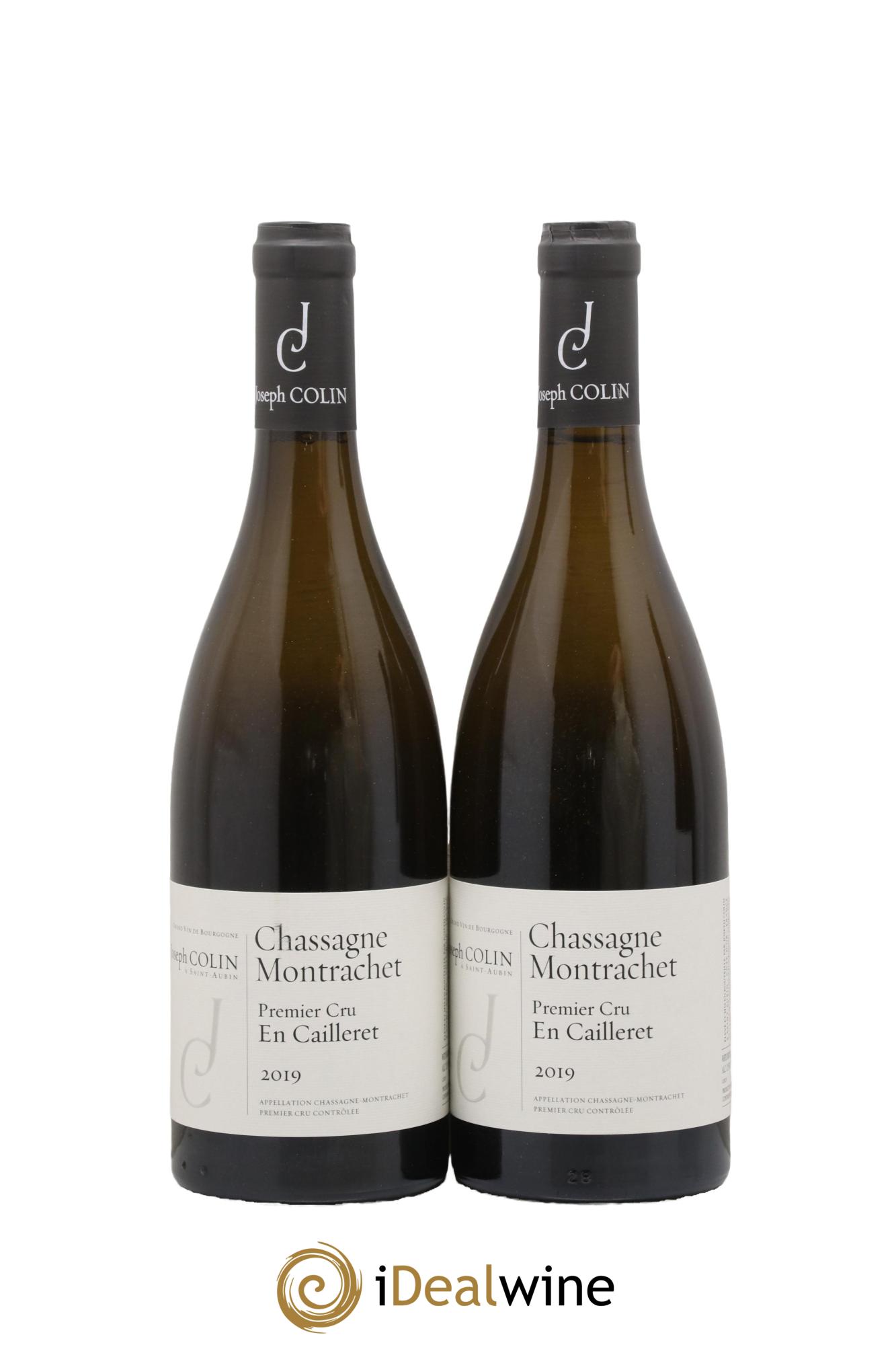 Chassagne-Montrachet 1er Cru En Cailleret Joseph Colin 2019 - Lot de 2 bouteilles - 0