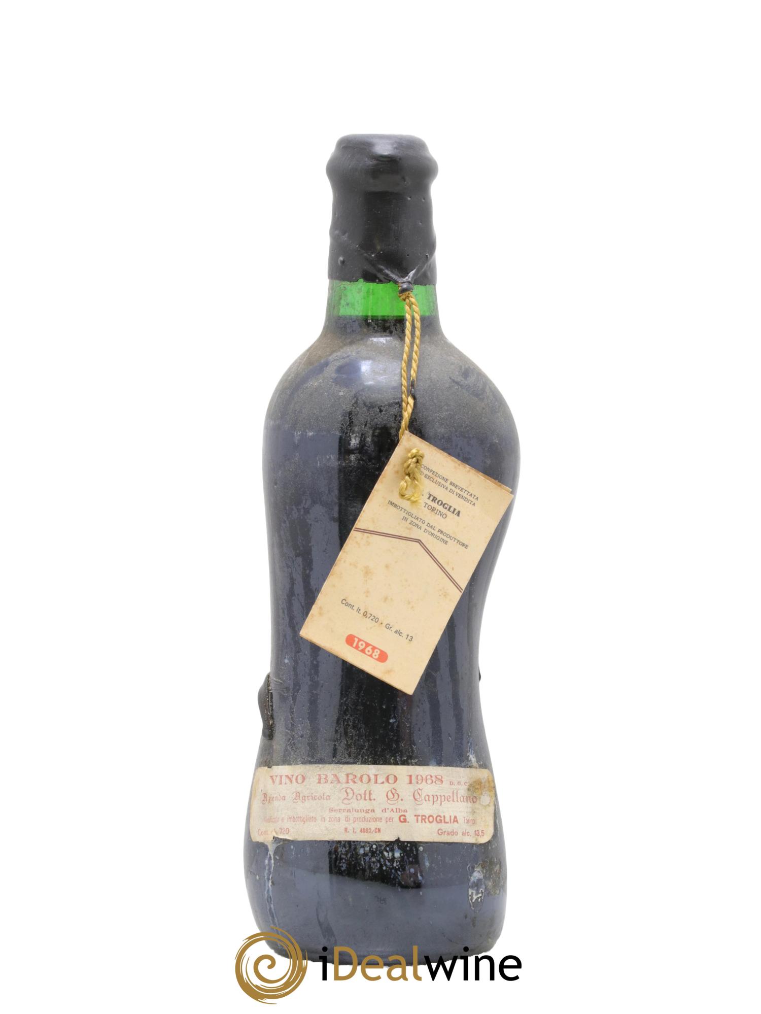 Barolo DOCG Cappellano 1968 - Lotto di 1 bottiglia - 1