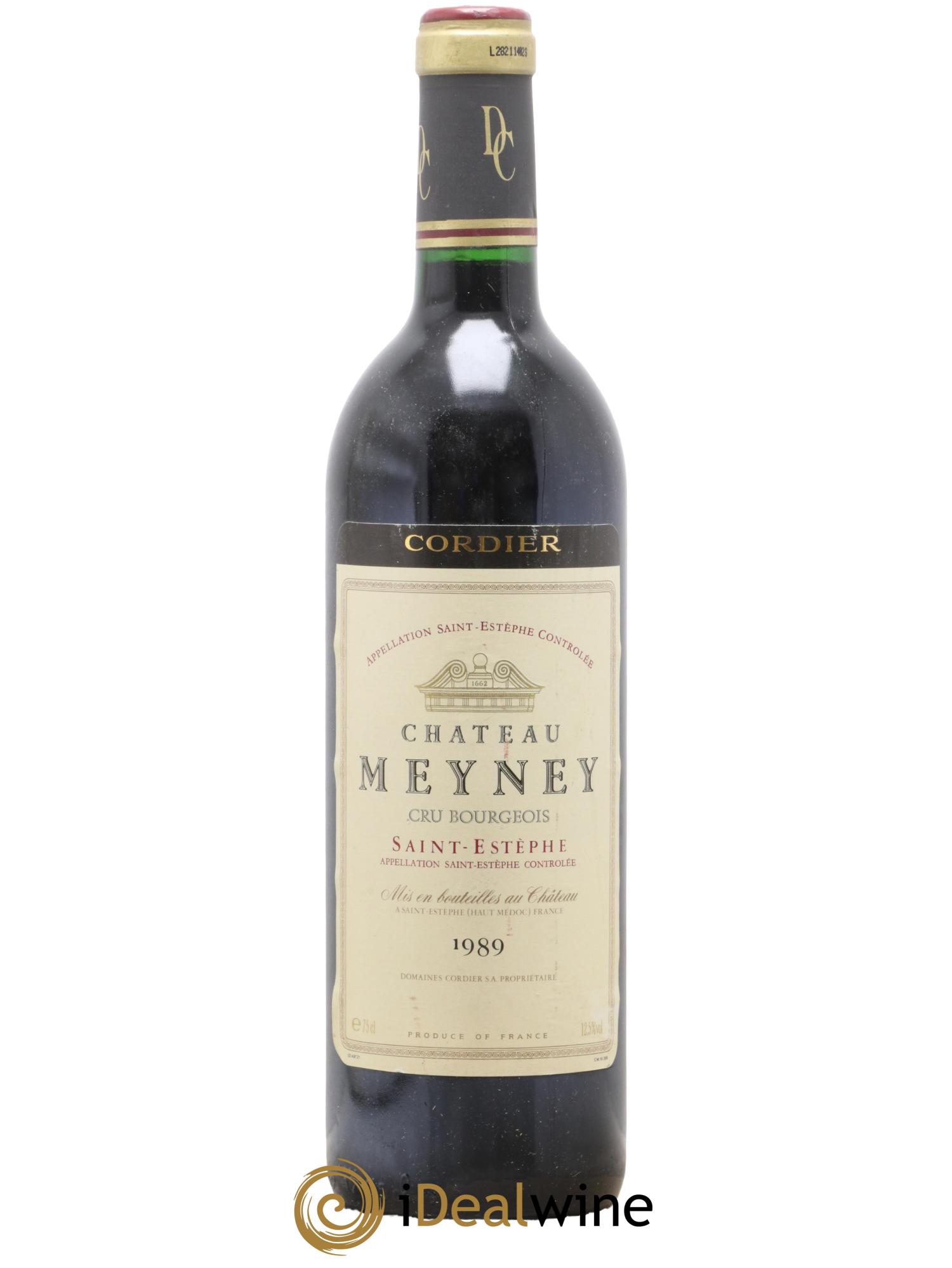 Château Meyney 1989 - Lot de 1 bouteille - 0