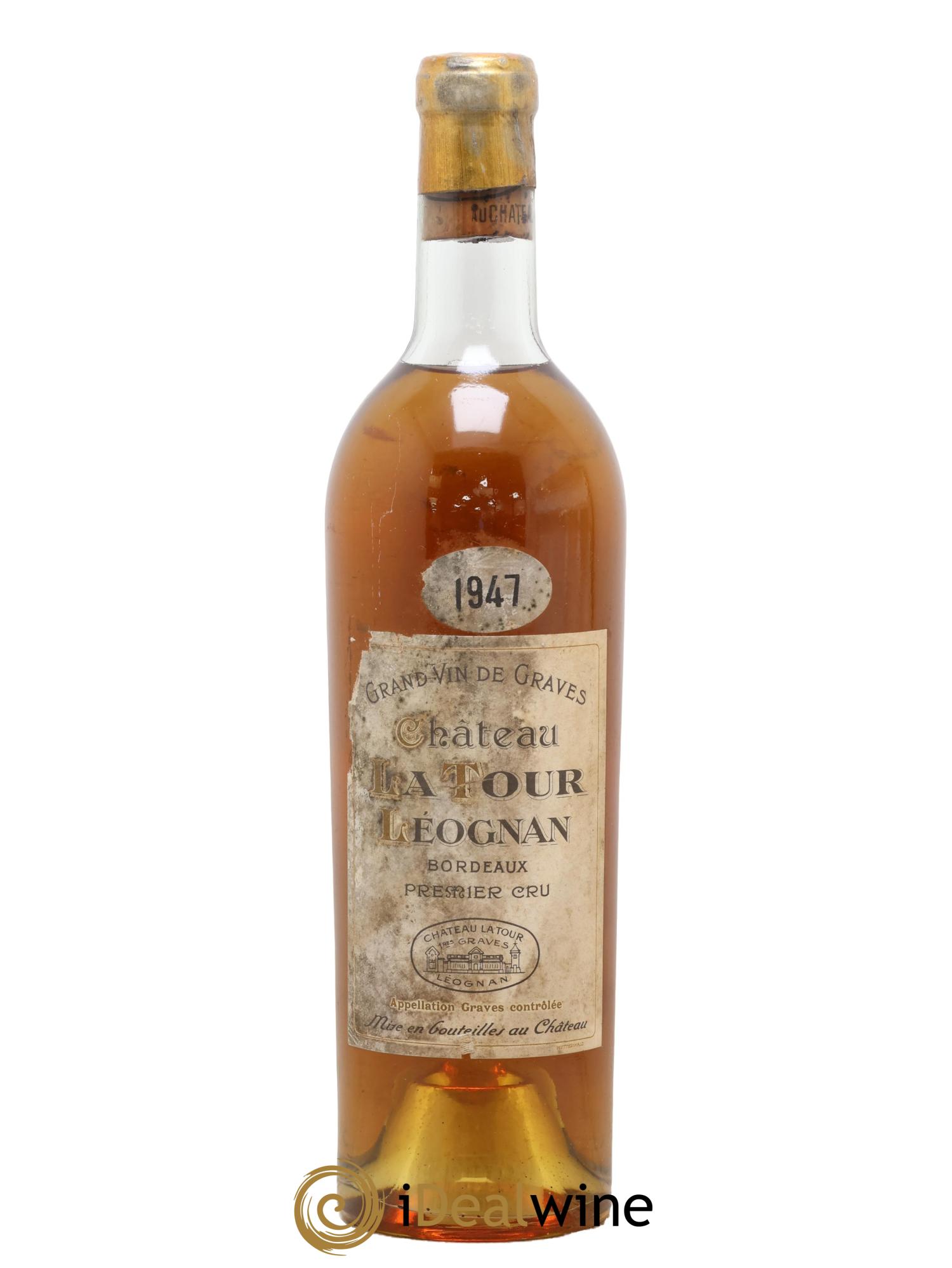 Pessac-Léognan Château Latour Léognan 1947 - Lot of 1 bottle - 0