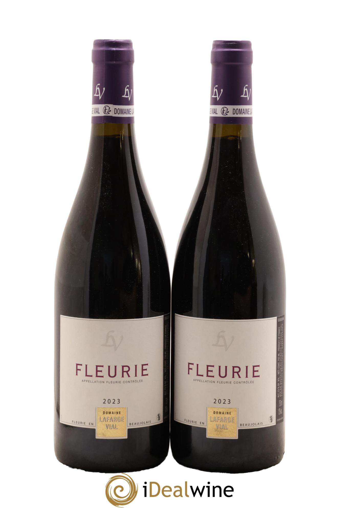 Fleurie Lafarge Vial 2023 - Lot of 2 bottles - 0